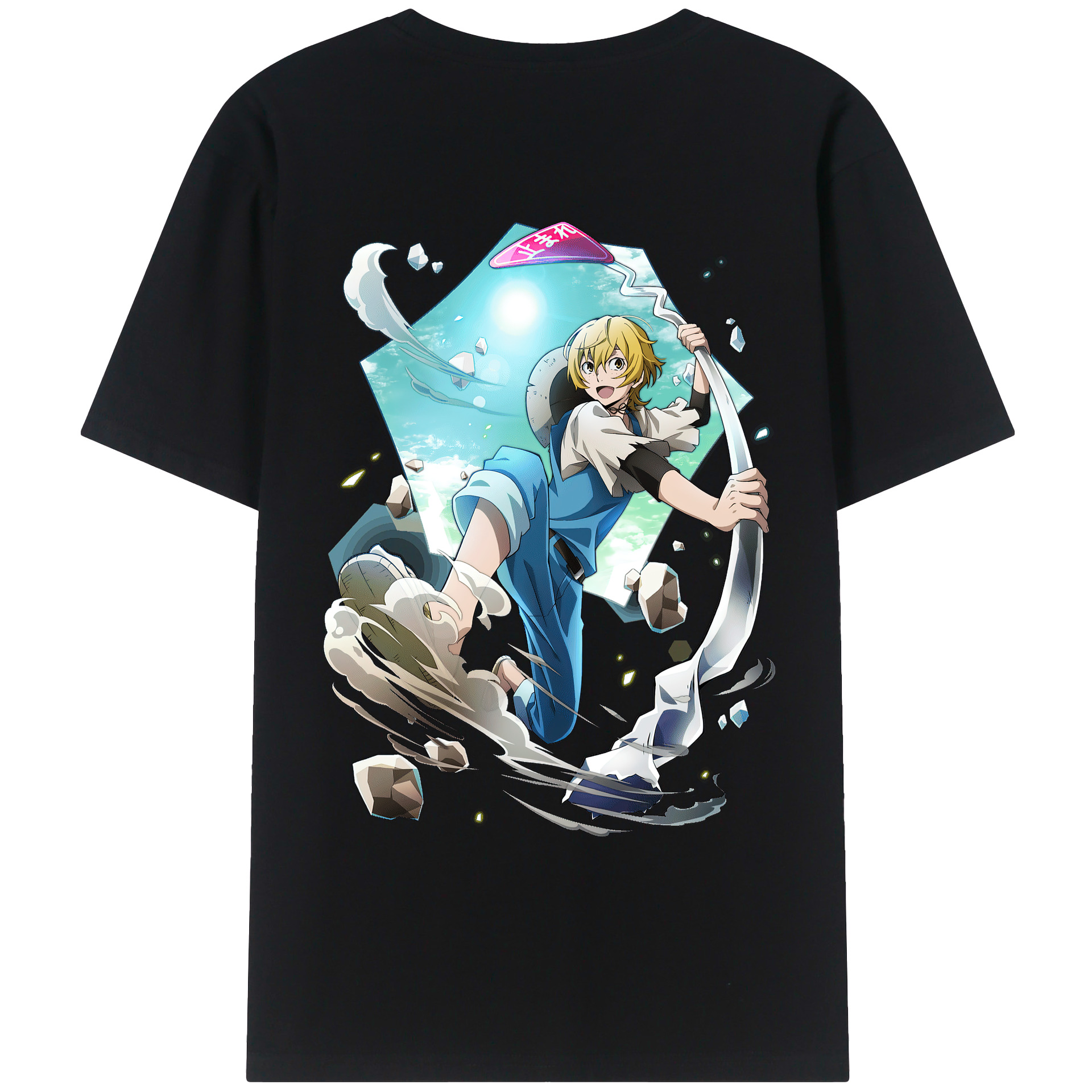 （画像用） 文豪ストレイドッグス Bungo Stray Dogs レディース半袖Tシャツ(バックプリント)