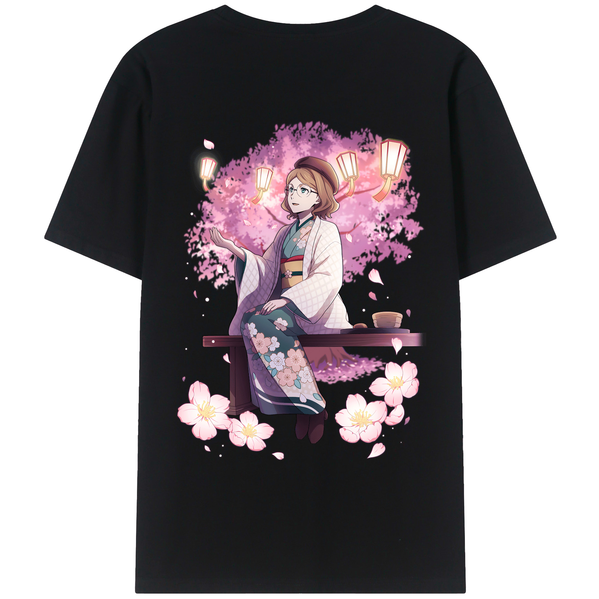 （画像用） 文豪ストレイドッグス Bungo Stray Dogs レディース半袖Tシャツ(バックプリント)