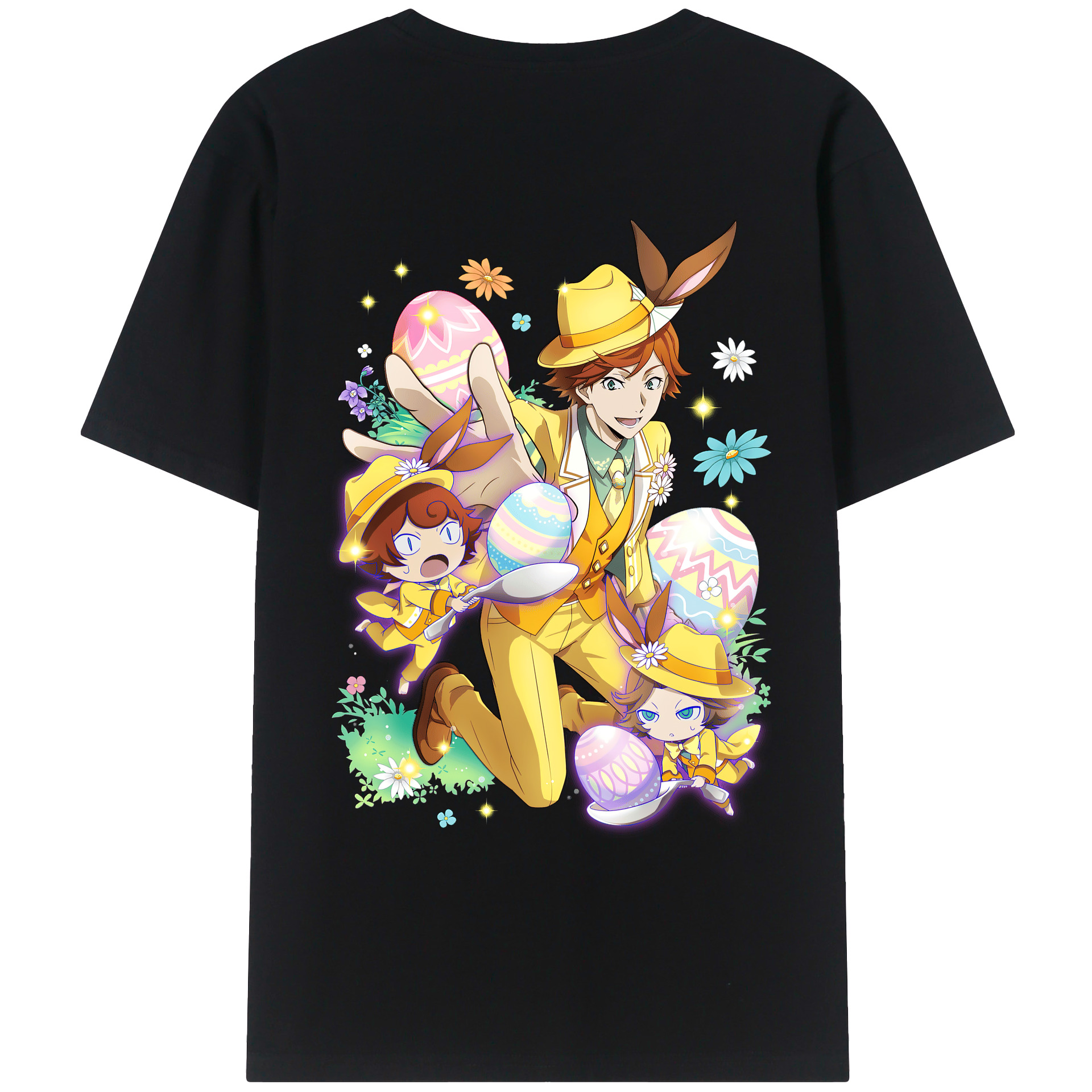 （画像用） 文豪ストレイドッグス Bungo Stray Dogs レディース半袖Tシャツ(バックプリント)
