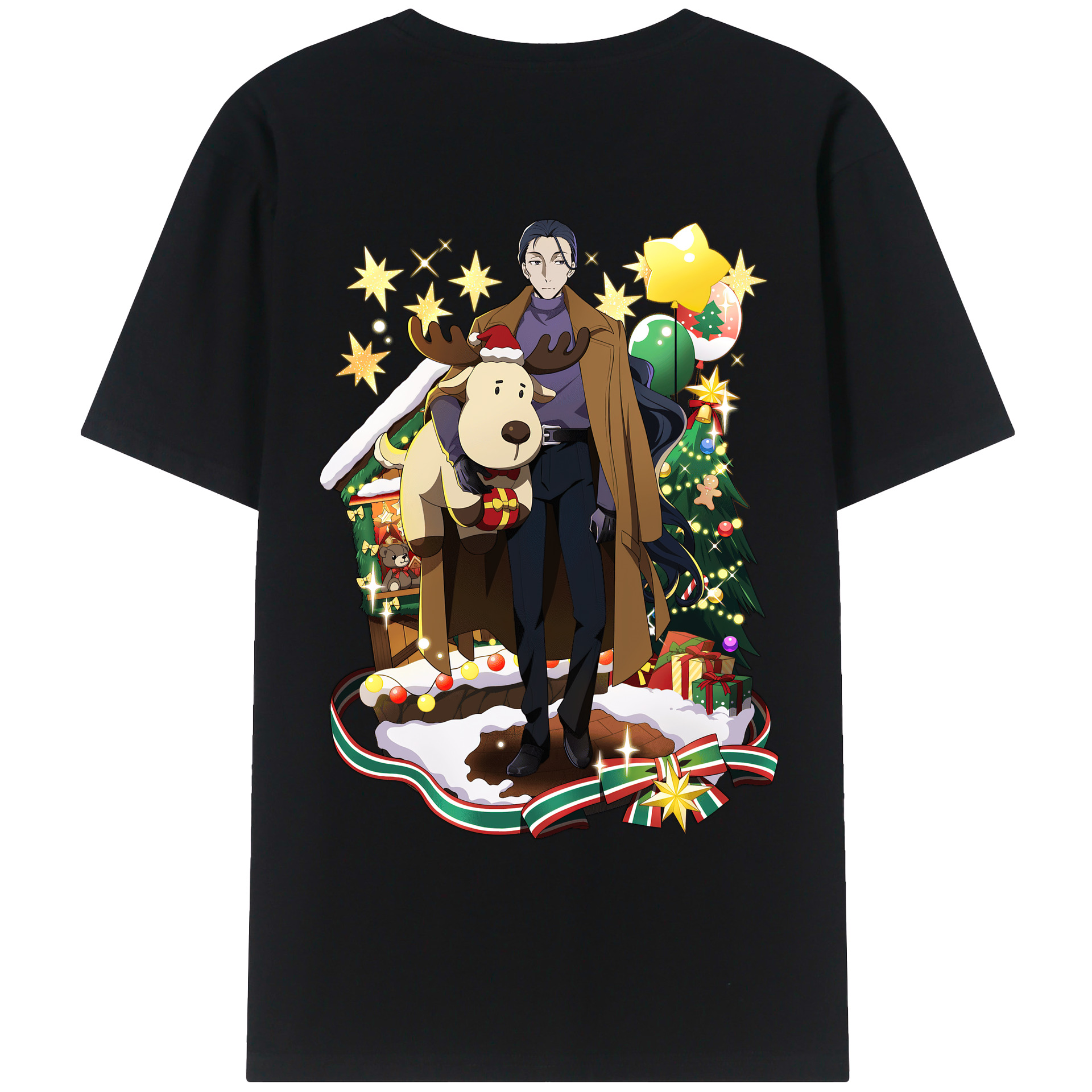 （画像用） 文豪ストレイドッグス Bungo Stray Dogs レディース半袖Tシャツ(バックプリント)