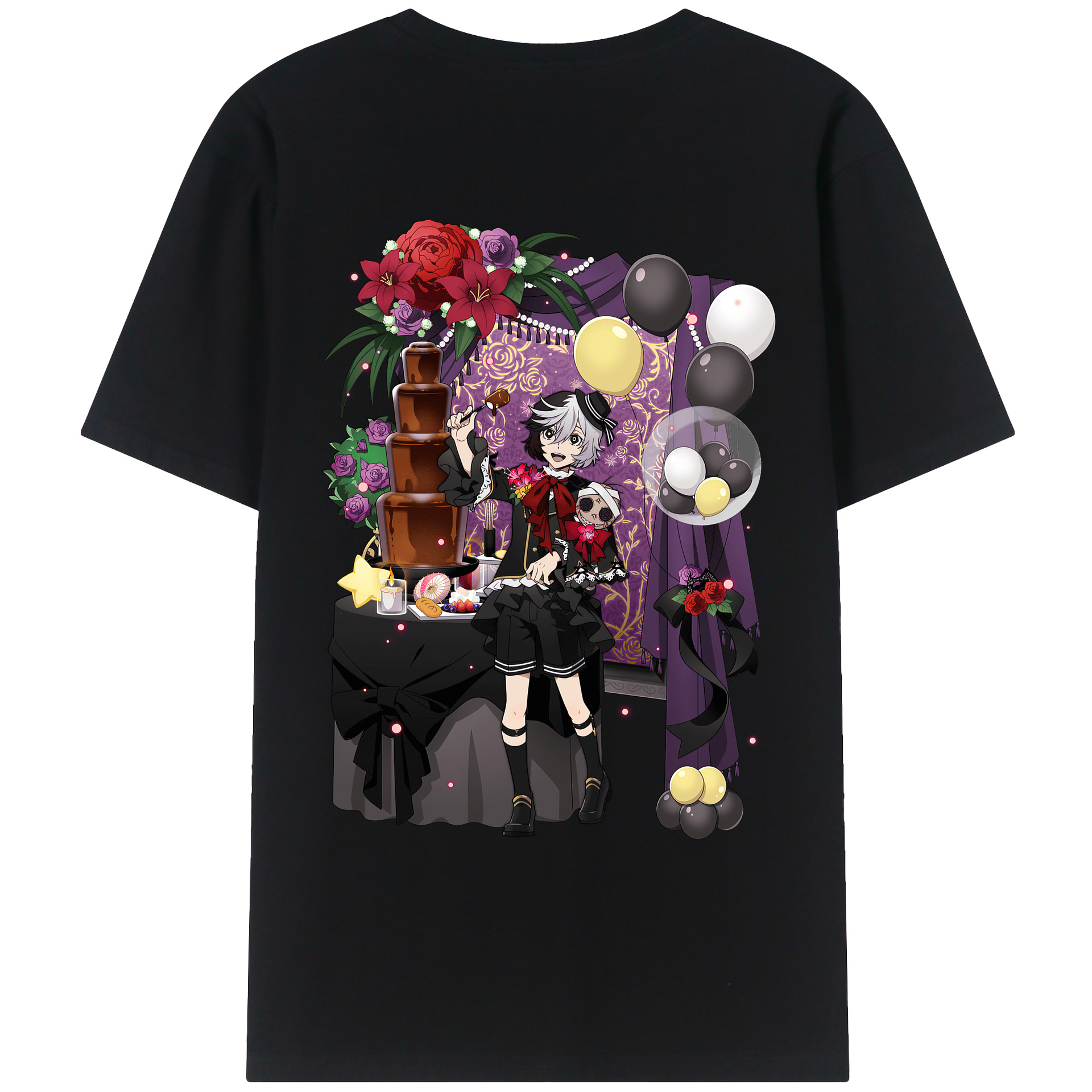（画像用） 文豪ストレイドッグス Bungo Stray Dogs レディース半袖Tシャツ(バックプリント)