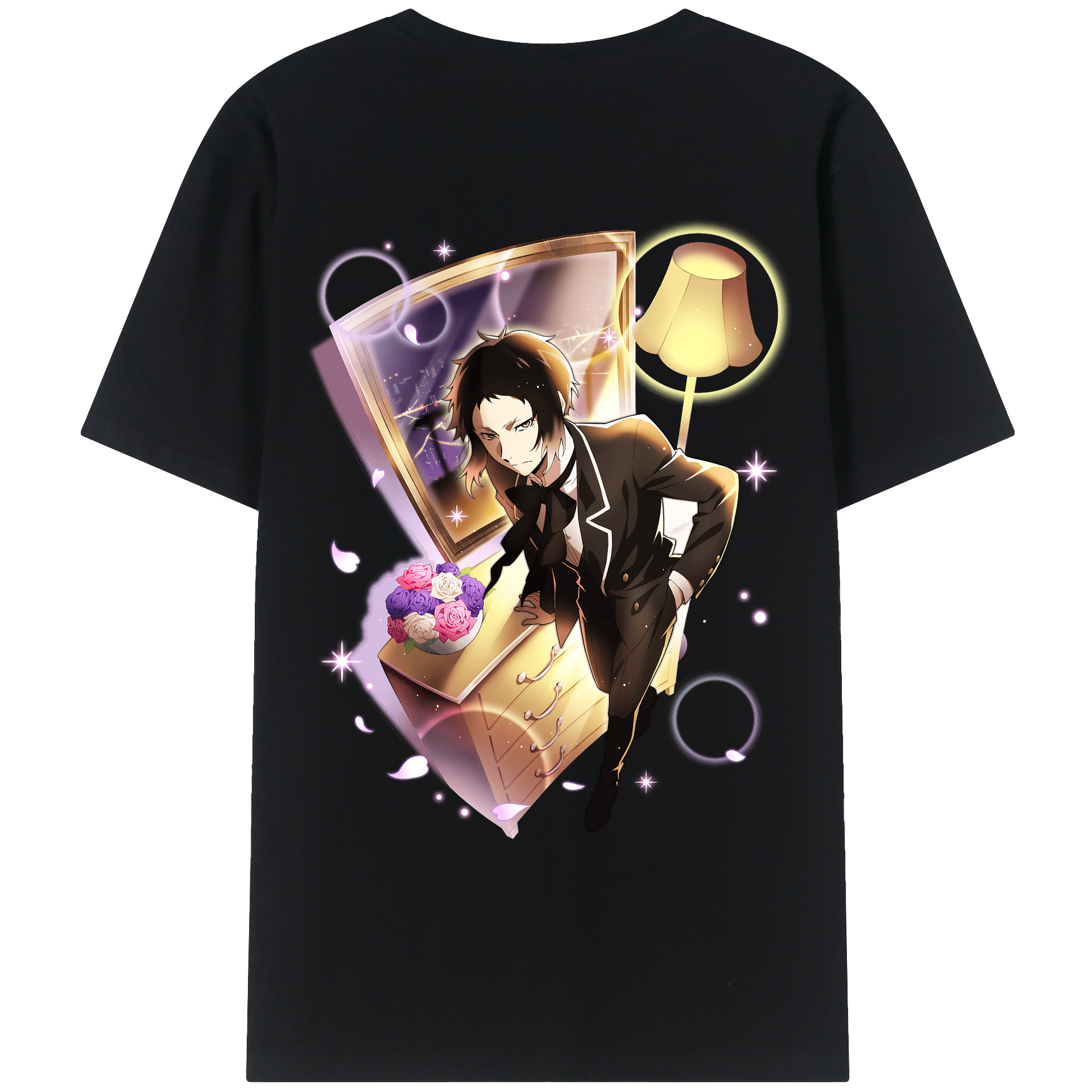 （画像用） 文豪ストレイドッグス Bungo Stray Dogs レディース半袖Tシャツ(バックプリント)