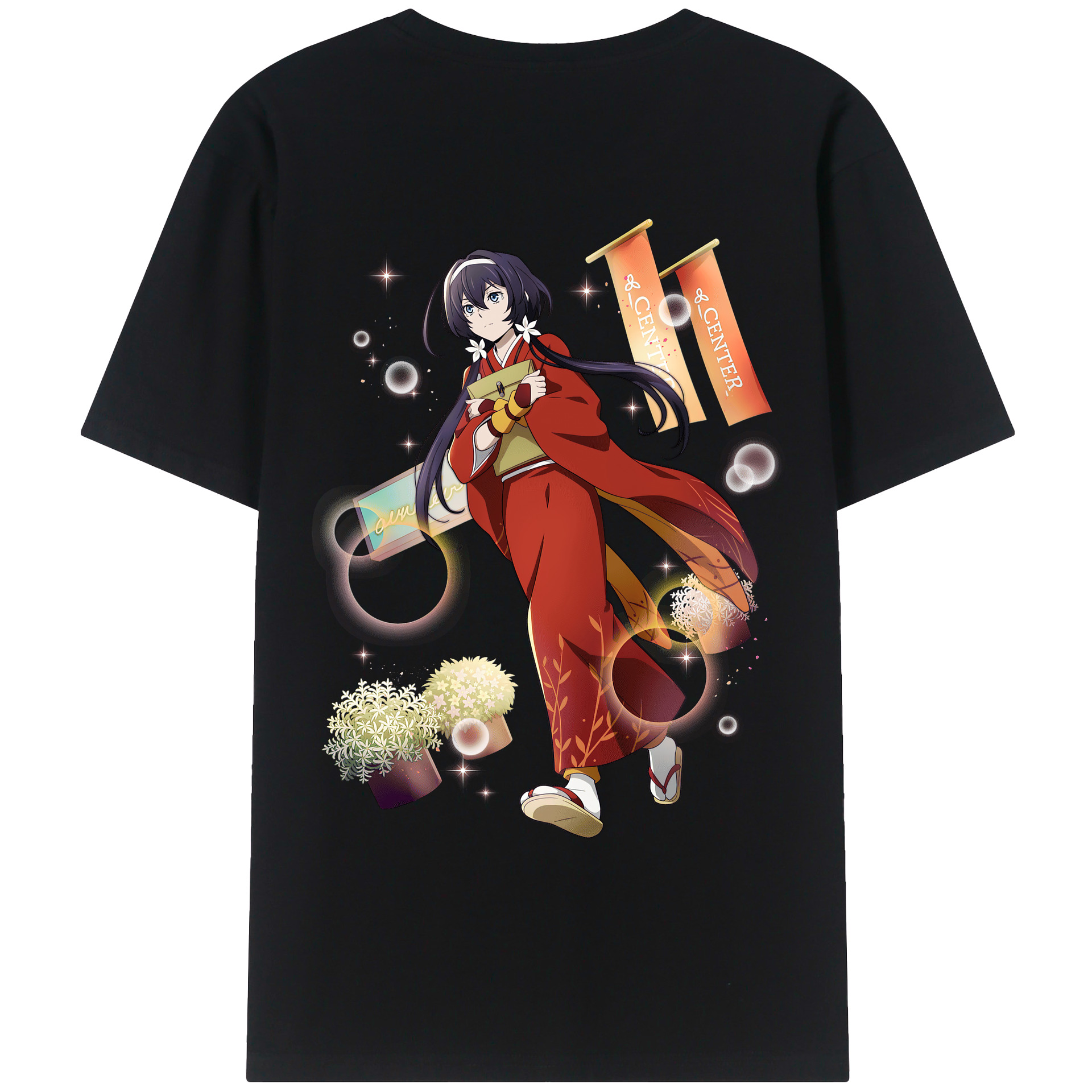 （画像用） 文豪ストレイドッグス Bungo Stray Dogs レディース半袖Tシャツ(バックプリント)