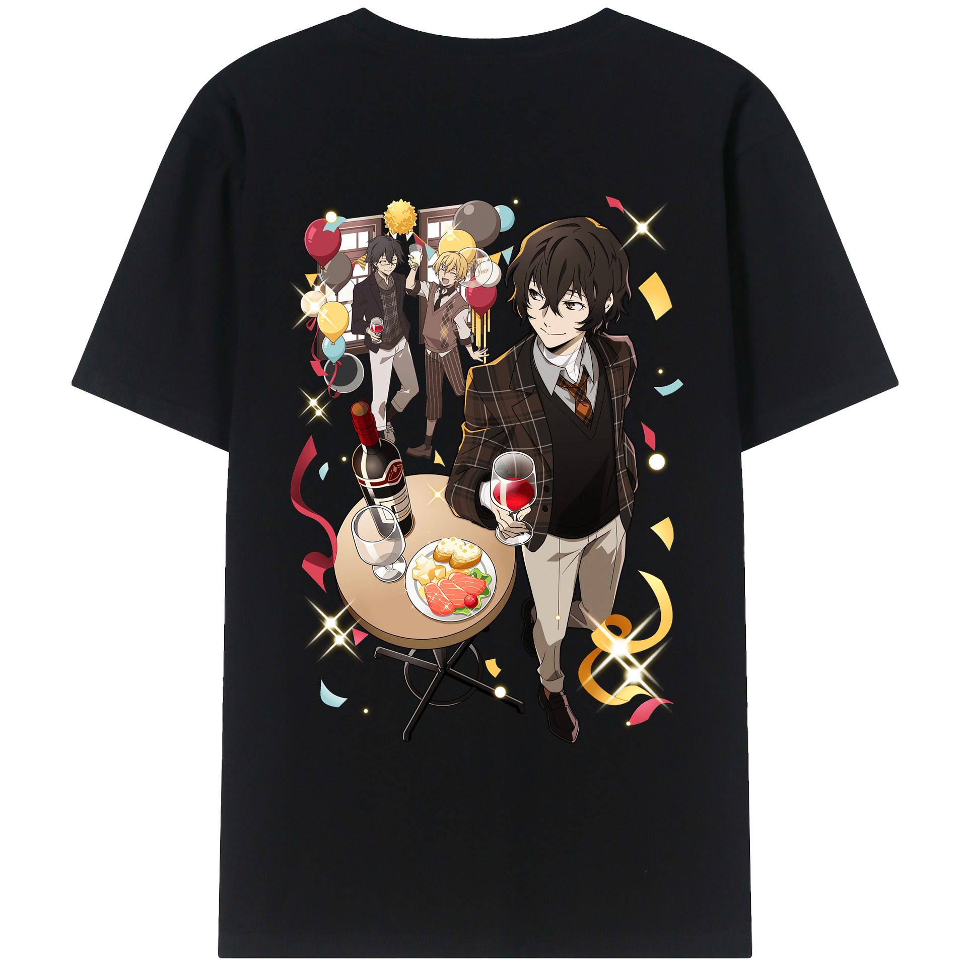 （画像用） 文豪ストレイドッグス Bungo Stray Dogs レディース半袖Tシャツ(バックプリント)