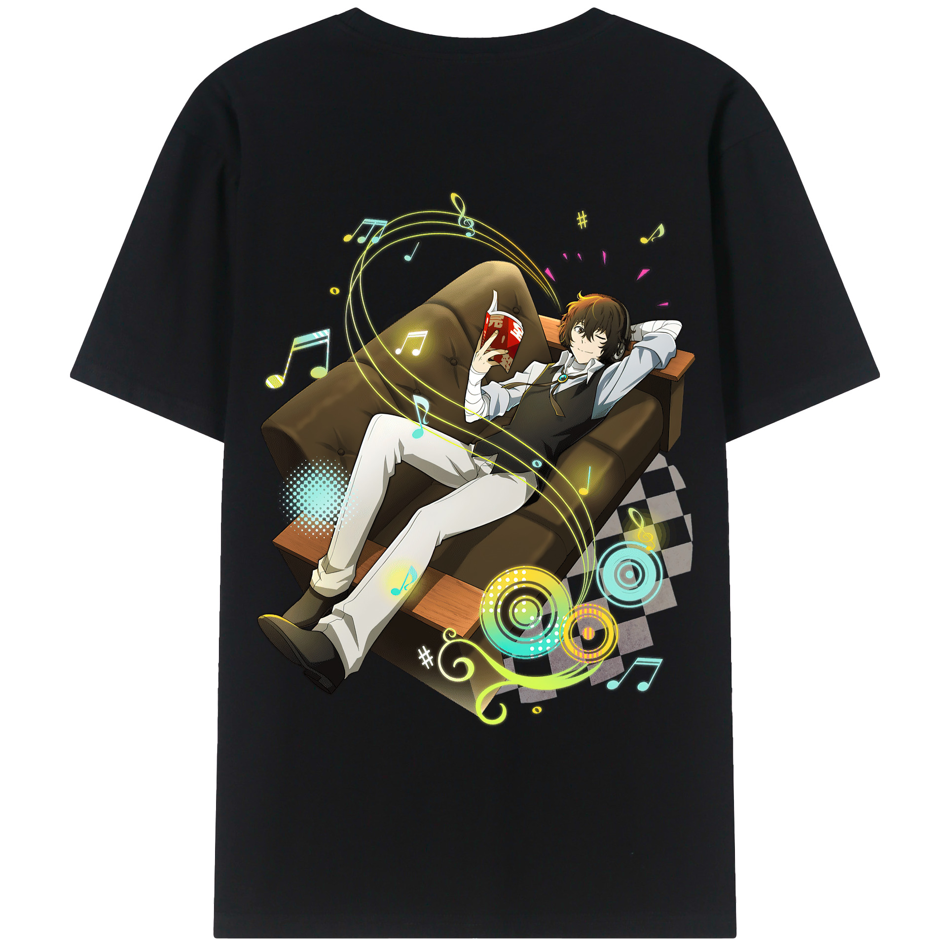 （画像用） 文豪ストレイドッグス Bungo Stray Dogs レディース半袖Tシャツ(バックプリント)