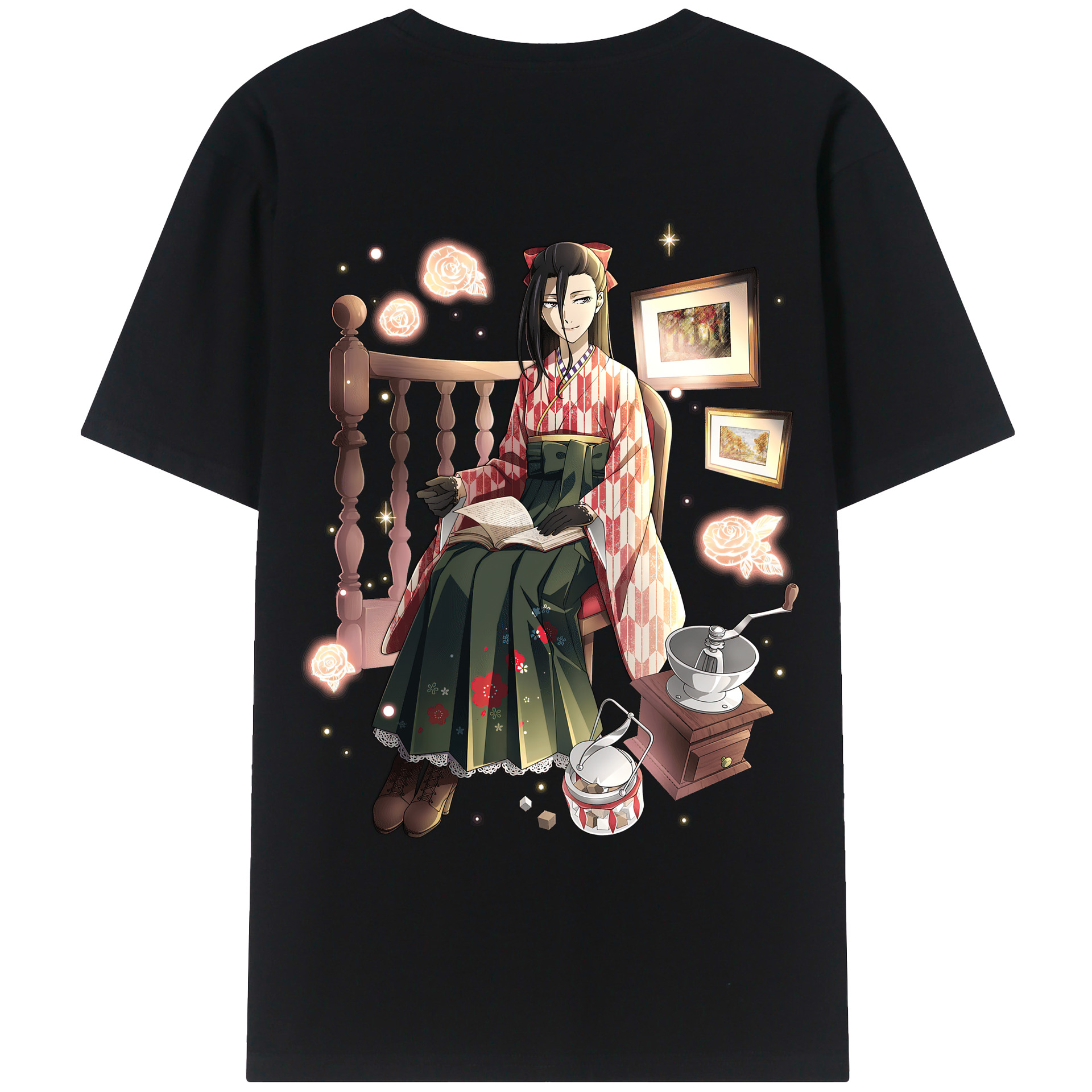 （画像用） 文豪ストレイドッグス Bungo Stray Dogs レディース半袖Tシャツ(バックプリント)