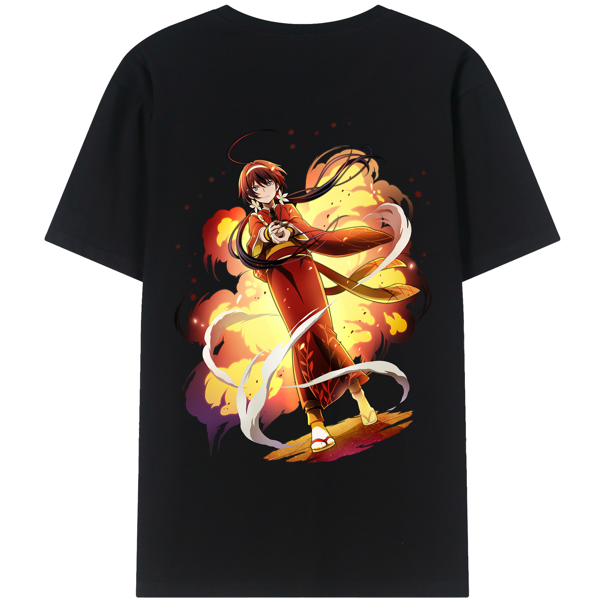 （画像用） 文豪ストレイドッグス Bungo Stray Dogs レディース半袖Tシャツ(バックプリント)