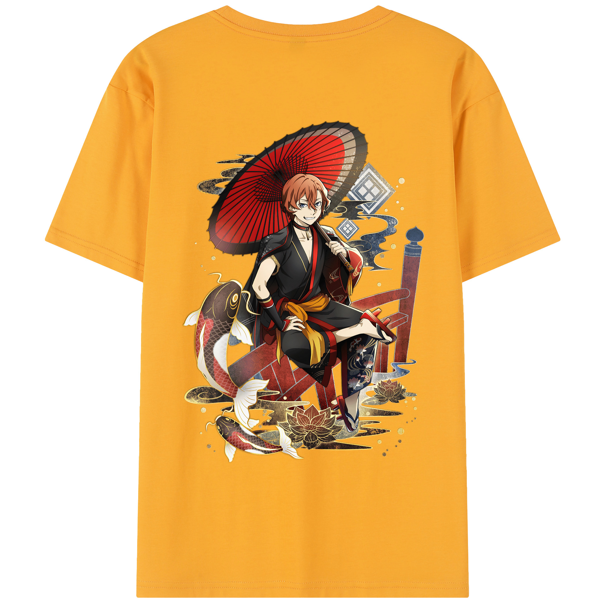 （画像用） 文豪ストレイドッグス Bungo Stray Dogs レディース半袖Tシャツ(バックプリント)