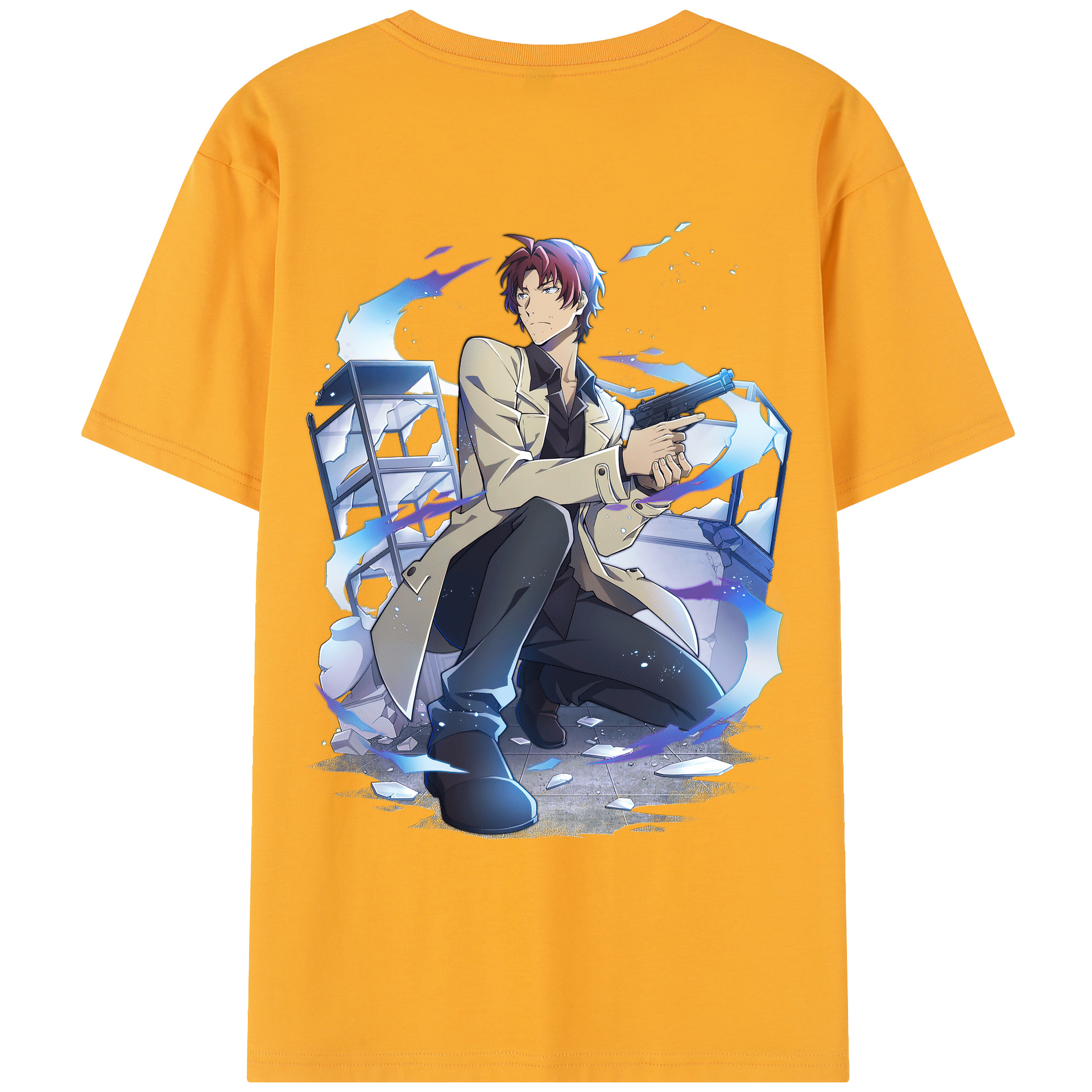 （画像用） 文豪ストレイドッグス Bungo Stray Dogs レディース半袖Tシャツ(バックプリント)