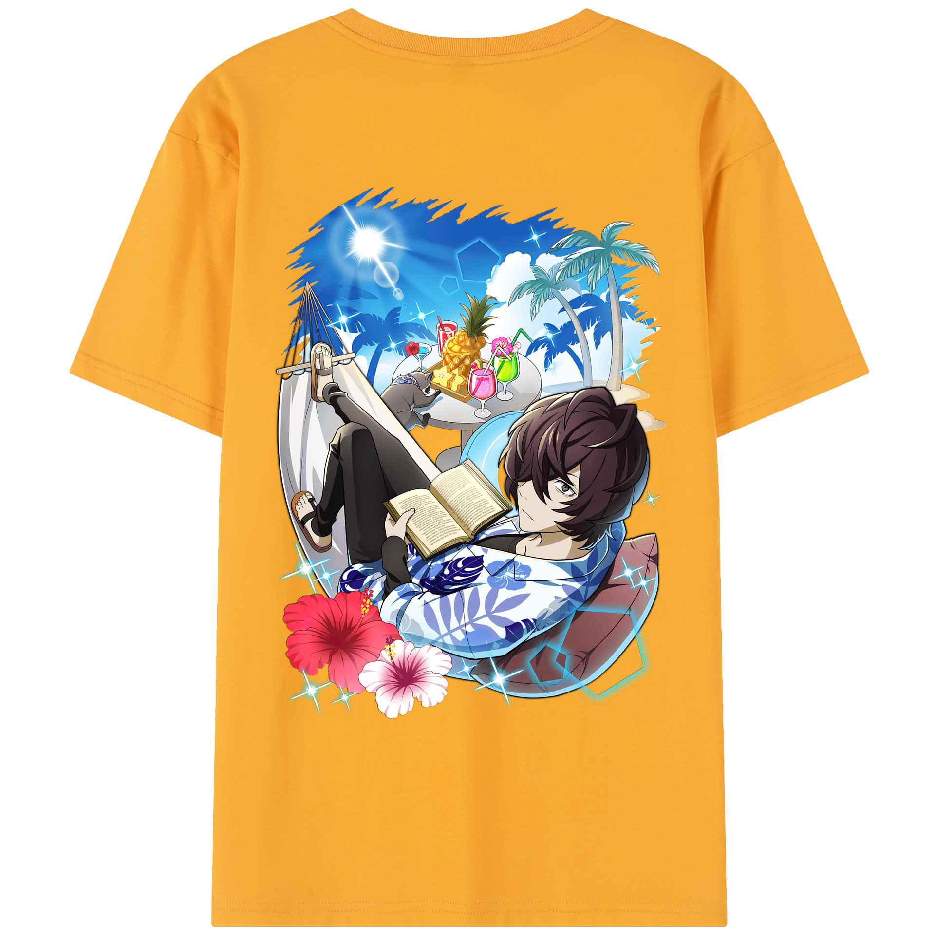 （画像用） 文豪ストレイドッグス Bungo Stray Dogs レディース半袖Tシャツ(バックプリント)