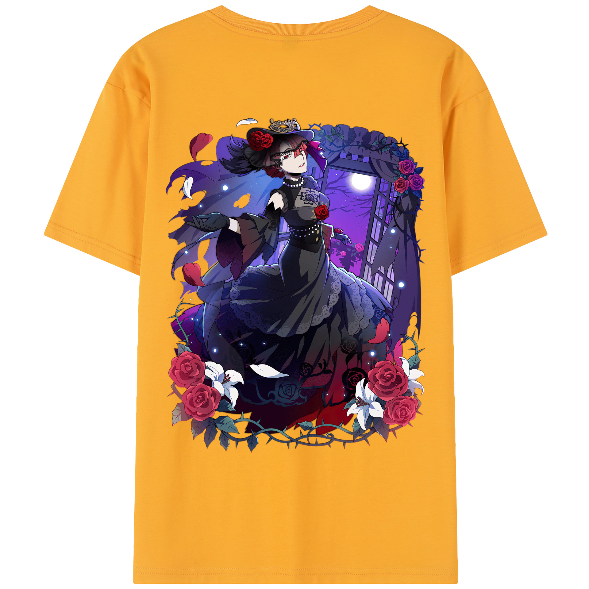 （画像用） 文豪ストレイドッグス Bungo Stray Dogs レディース半袖Tシャツ(バックプリント)