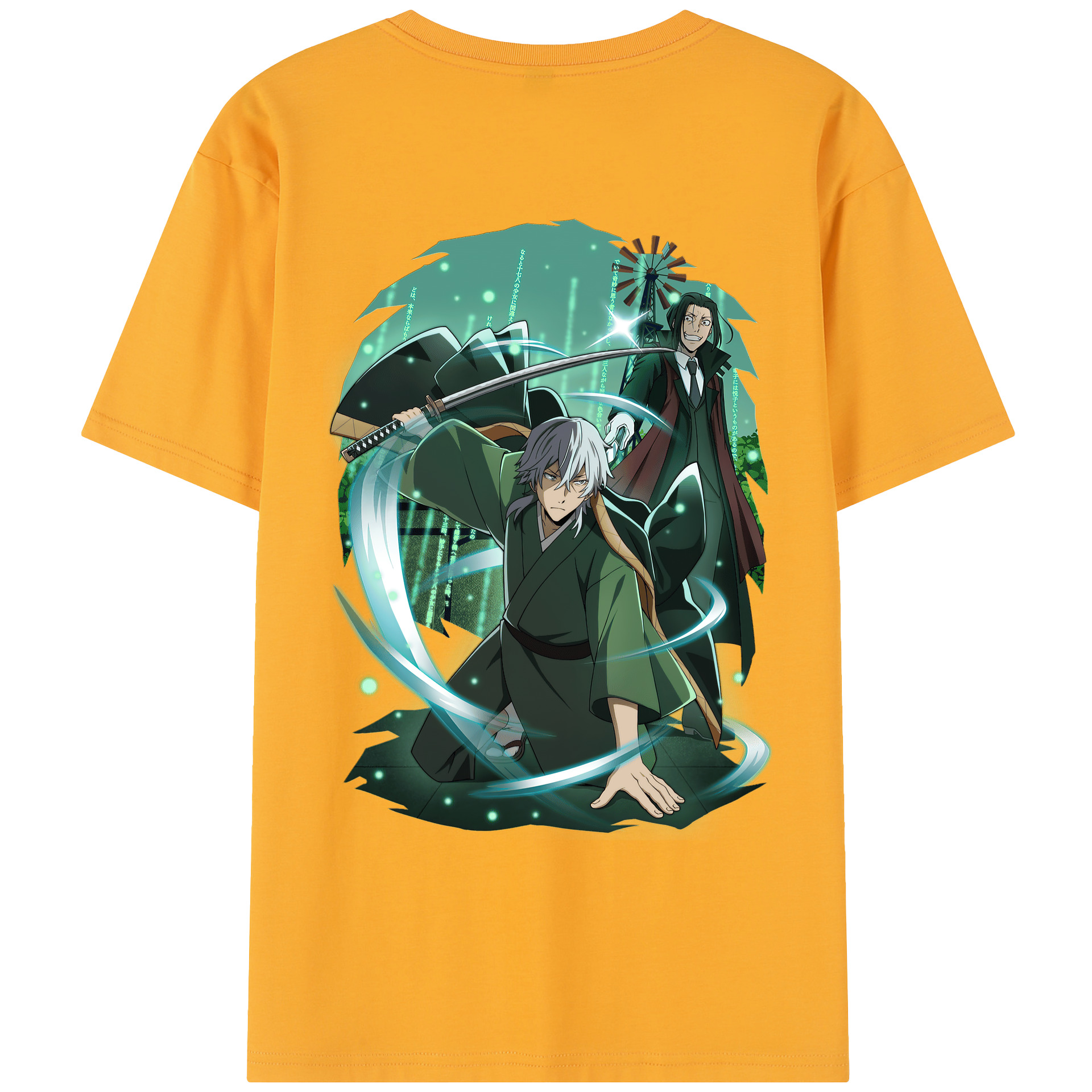 （画像用） 文豪ストレイドッグス Bungo Stray Dogs レディース半袖Tシャツ(バックプリント)