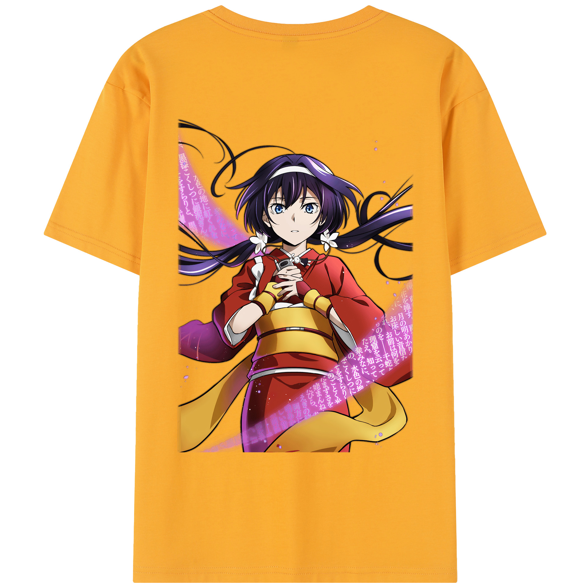 （画像用） 文豪ストレイドッグス Bungo Stray Dogs レディース半袖Tシャツ(バックプリント)