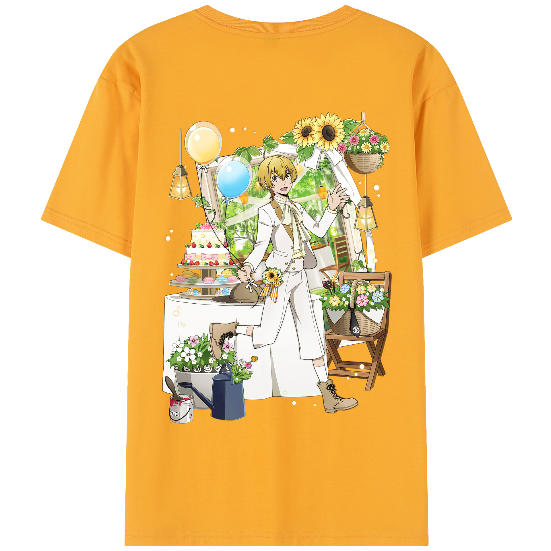（画像用） 文豪ストレイドッグス Bungo Stray Dogs レディース半袖Tシャツ(バックプリント)