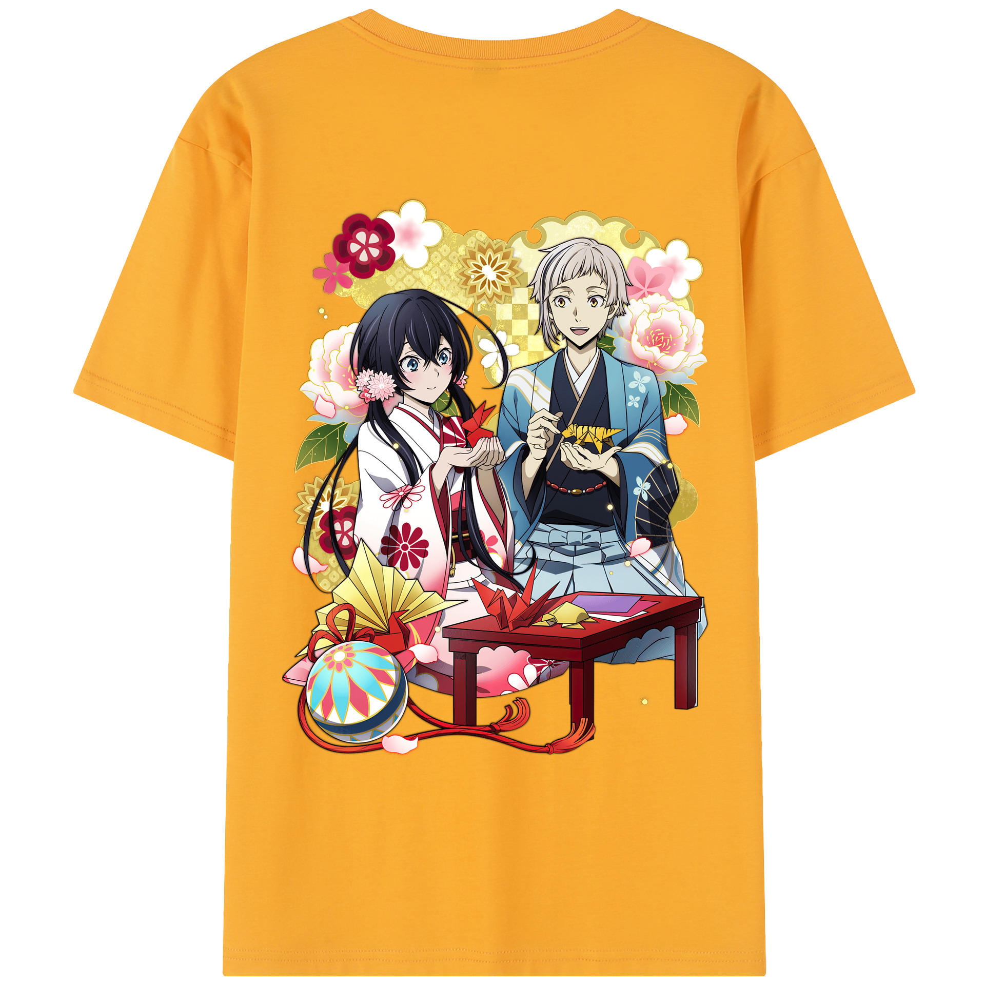 （画像用） 文豪ストレイドッグス Bungo Stray Dogs レディース半袖Tシャツ(バックプリント)
