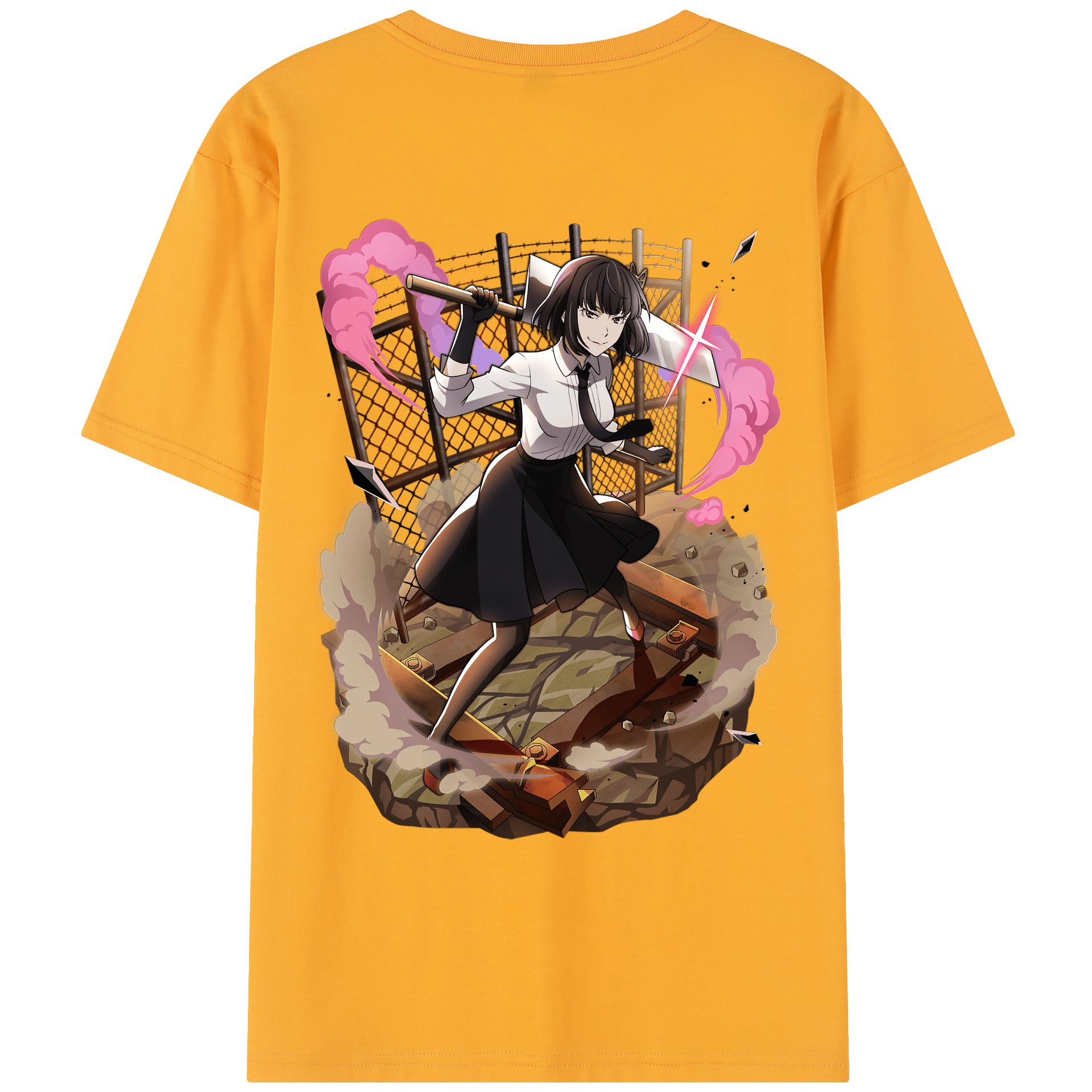 （画像用） 文豪ストレイドッグス Bungo Stray Dogs レディース半袖Tシャツ(バックプリント)