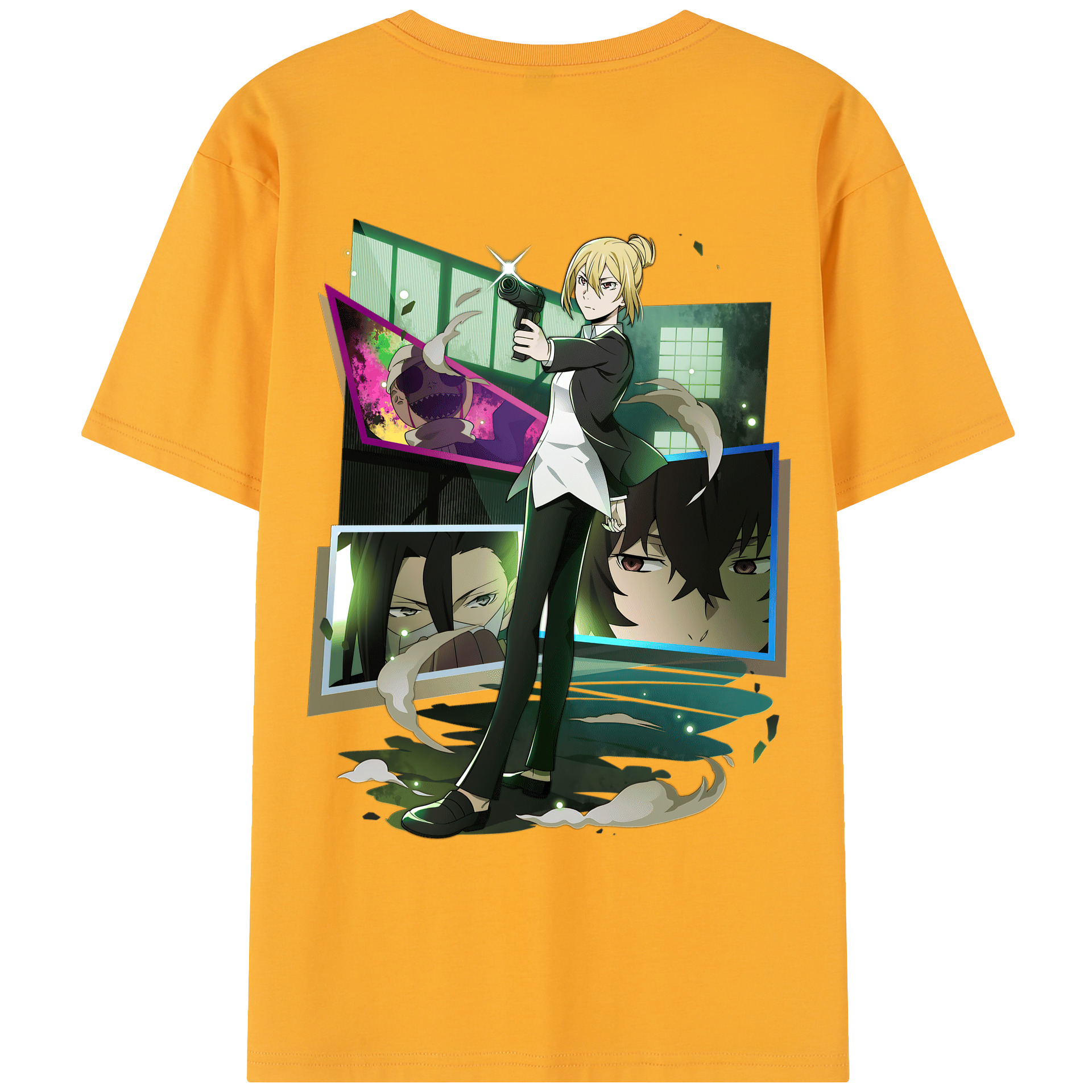 （画像用） 文豪ストレイドッグス Bungo Stray Dogs レディース半袖Tシャツ(バックプリント)