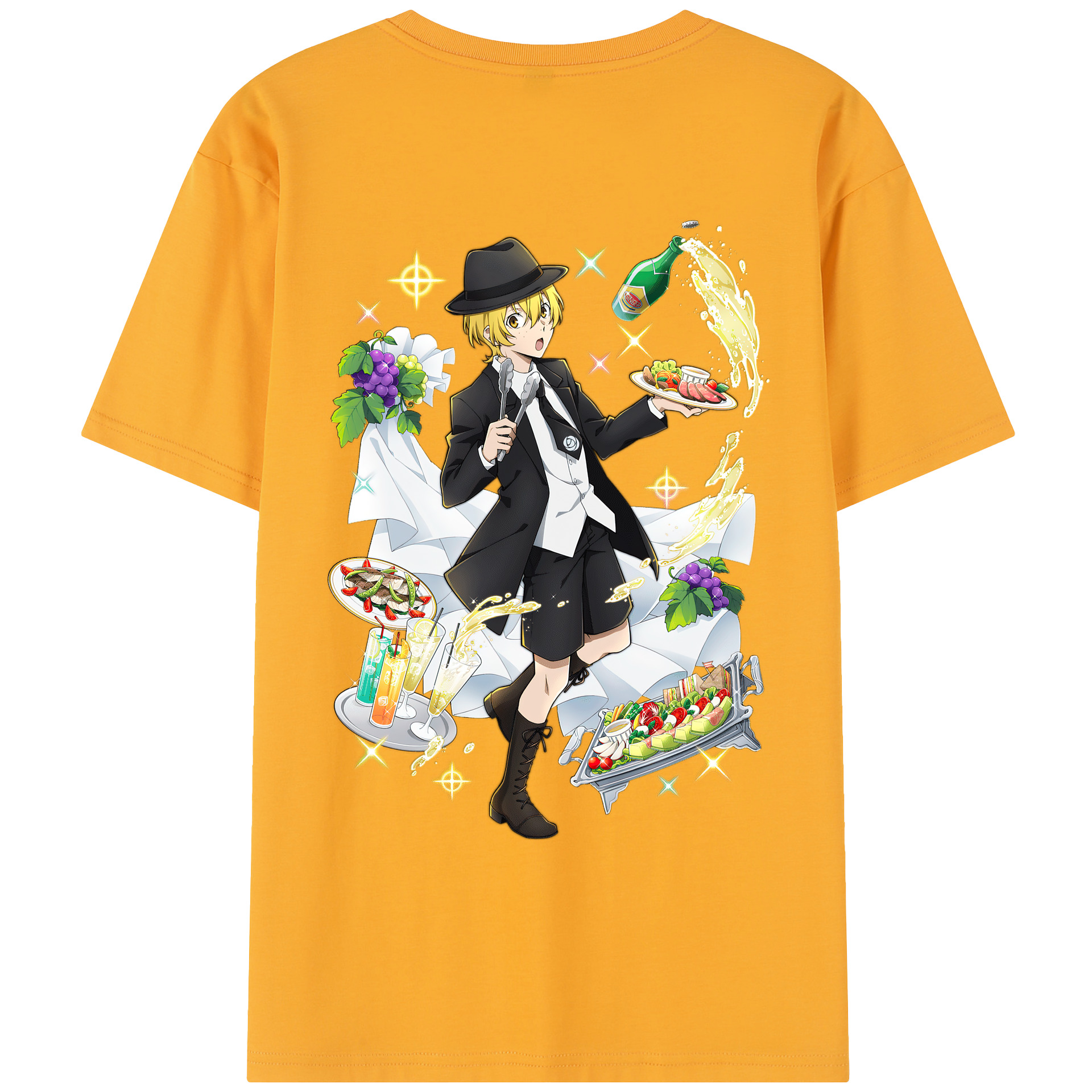 （画像用） 文豪ストレイドッグス Bungo Stray Dogs レディース半袖Tシャツ(バックプリント)