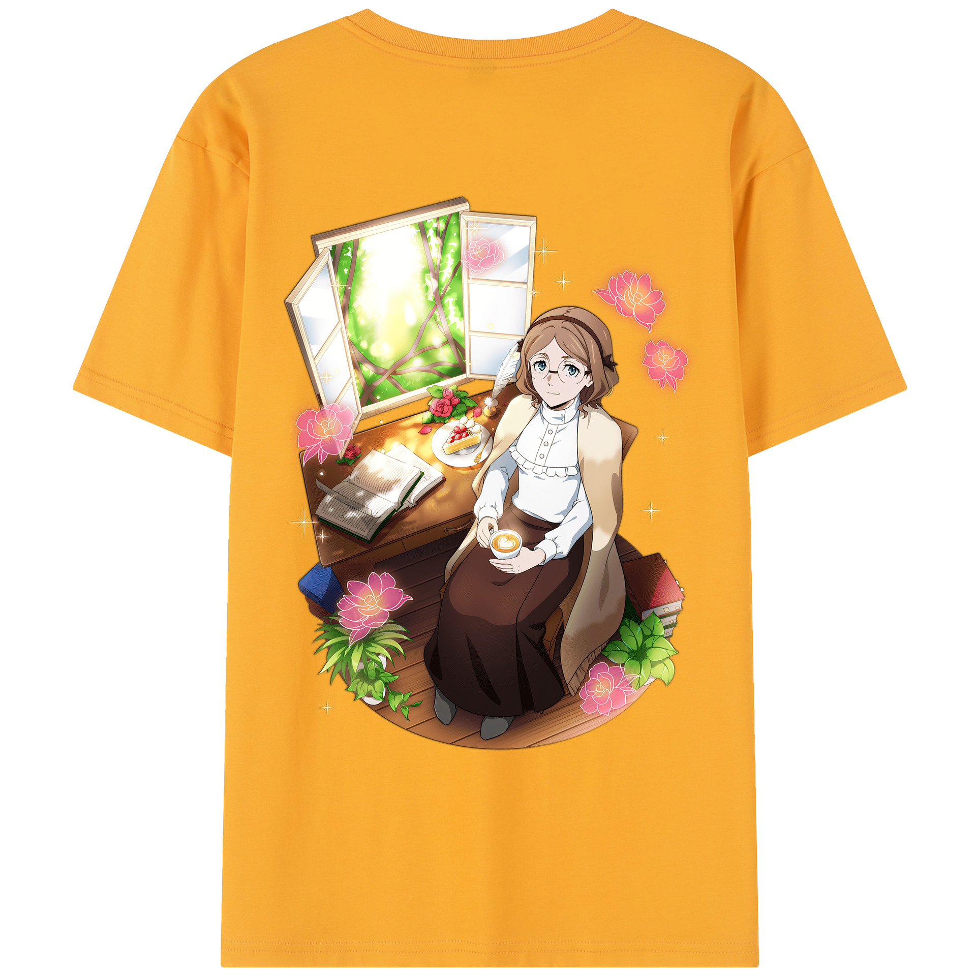 （画像用） 文豪ストレイドッグス Bungo Stray Dogs レディース半袖Tシャツ(バックプリント)