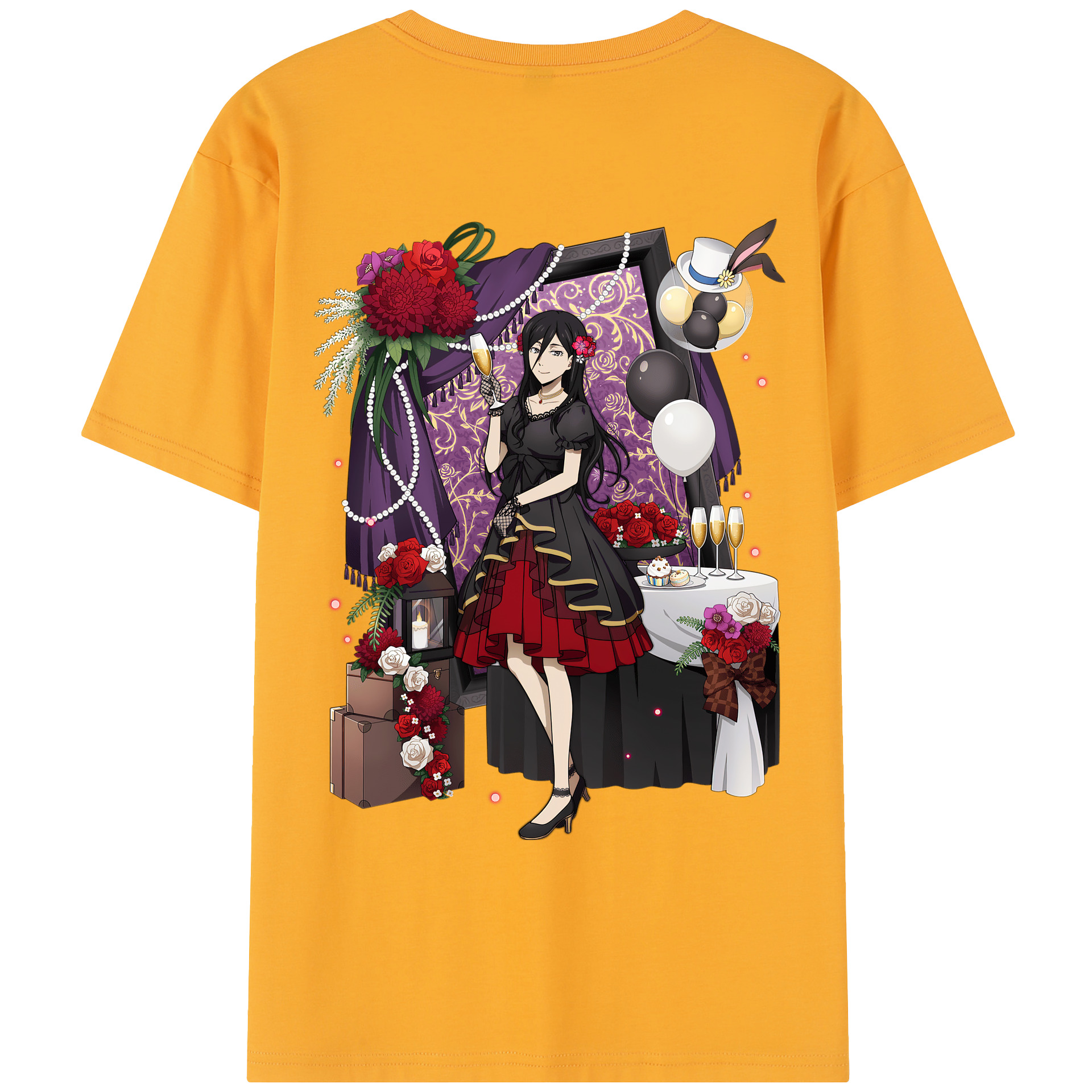 （画像用） 文豪ストレイドッグス Bungo Stray Dogs レディース半袖Tシャツ(バックプリント)