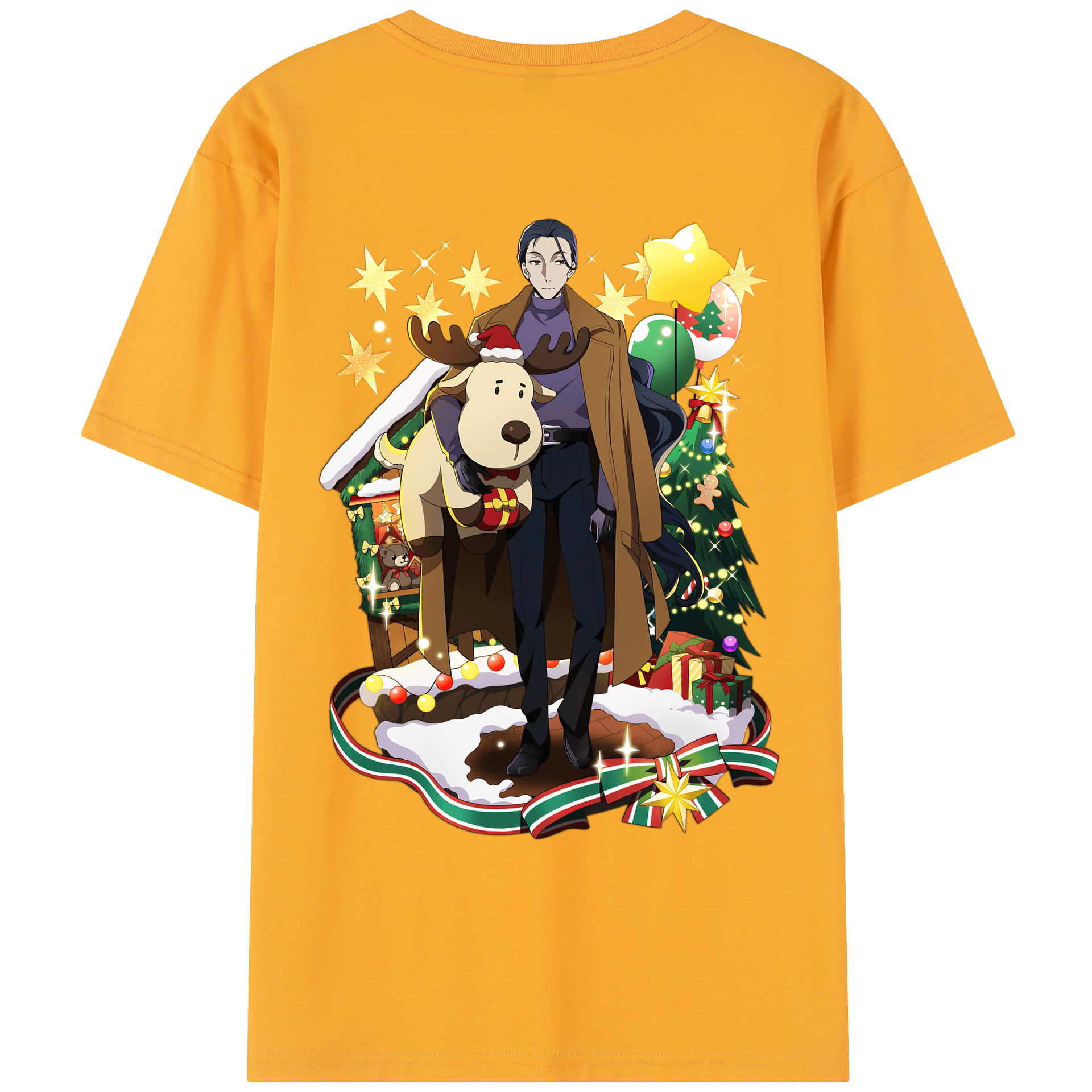 （画像用） 文豪ストレイドッグス Bungo Stray Dogs レディース半袖Tシャツ(バックプリント)