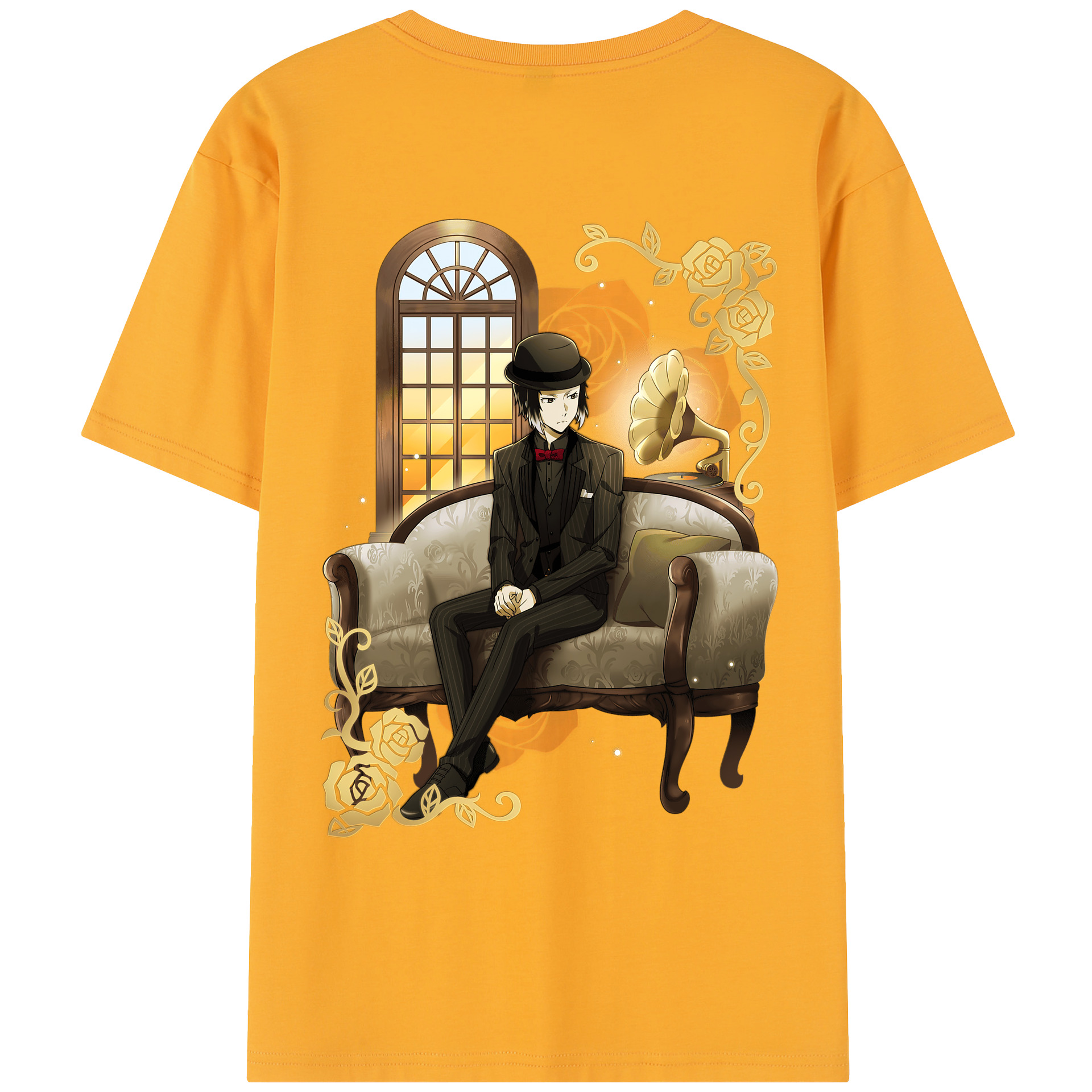 （画像用） 文豪ストレイドッグス Bungo Stray Dogs レディース半袖Tシャツ(バックプリント)