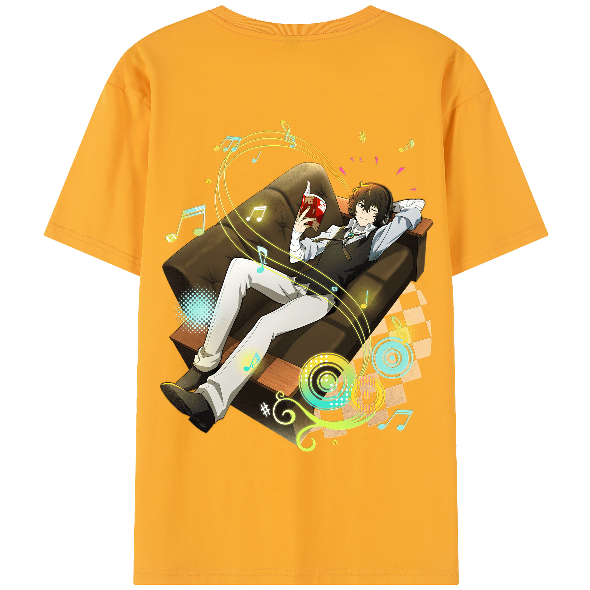 （画像用） 文豪ストレイドッグス Bungo Stray Dogs レディース半袖Tシャツ(バックプリント)