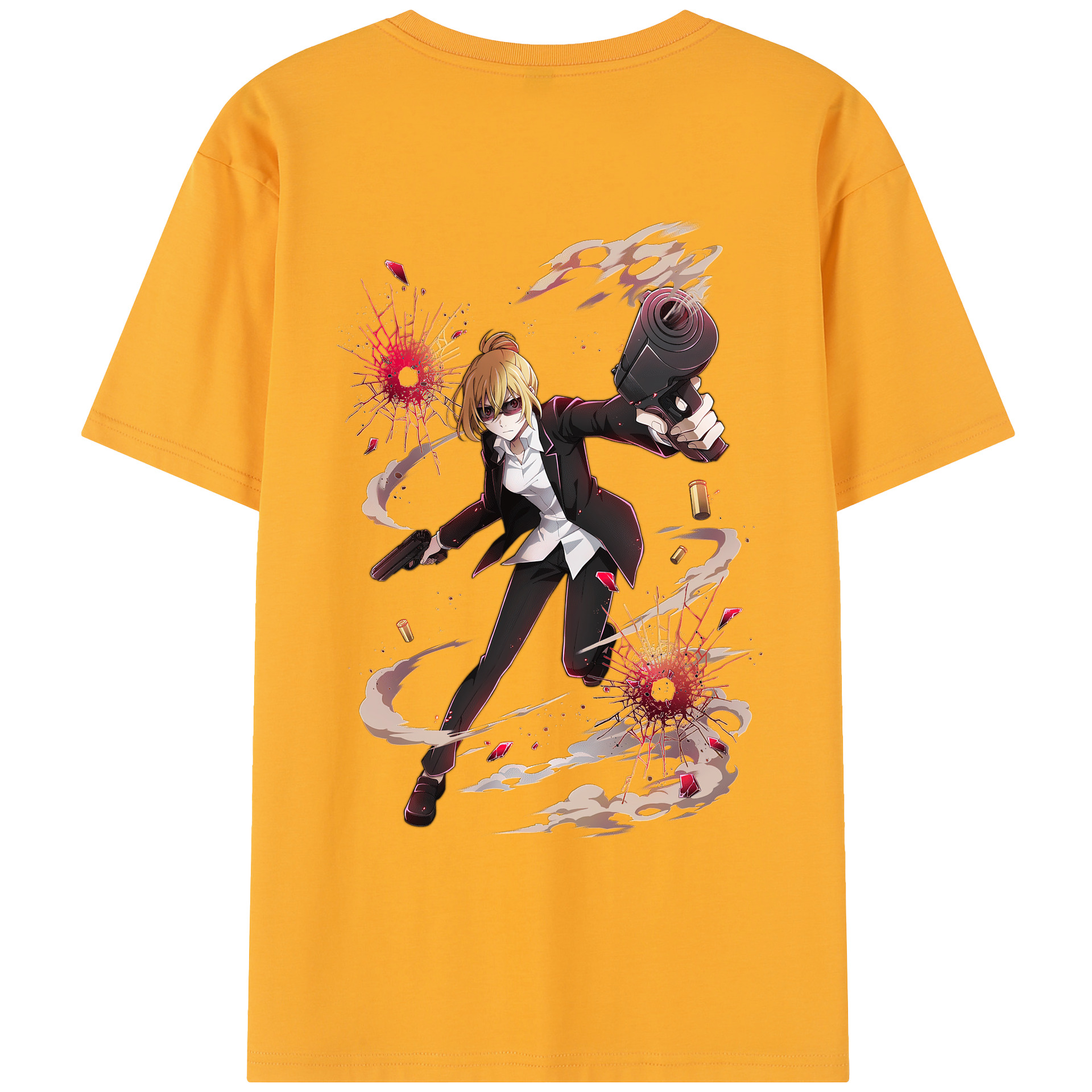 （画像用） 文豪ストレイドッグス Bungo Stray Dogs レディース半袖Tシャツ(バックプリント)