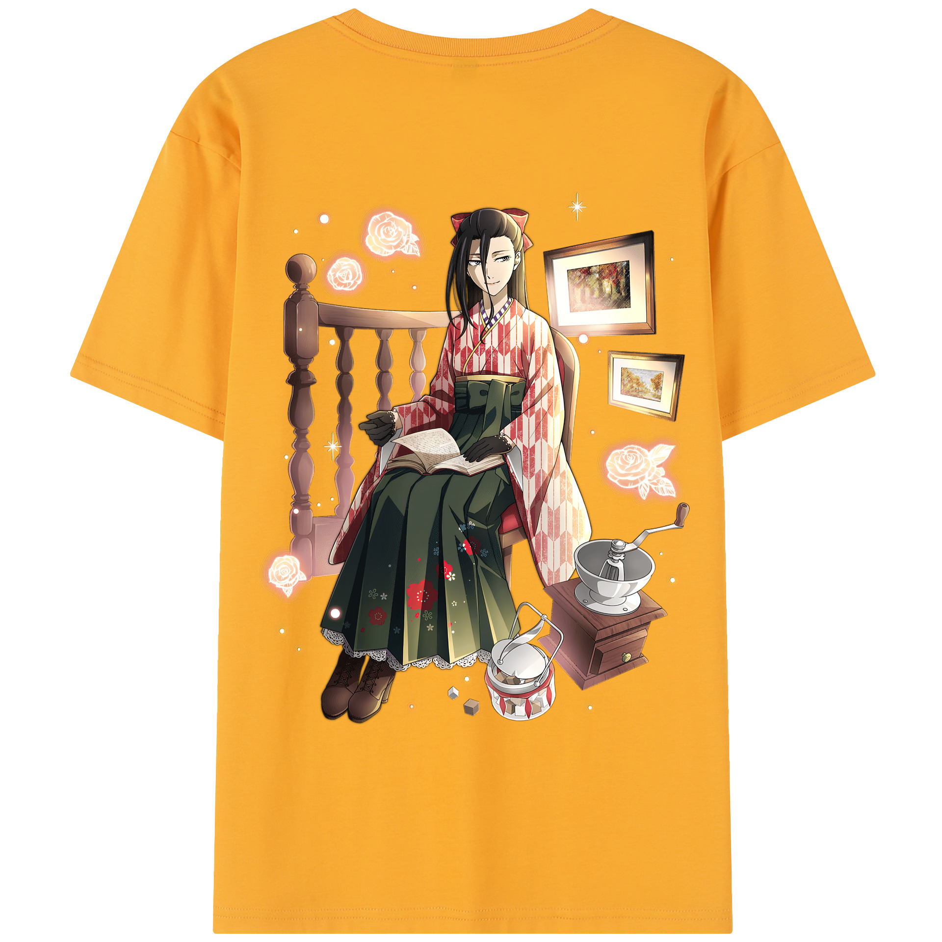 （画像用） 文豪ストレイドッグス Bungo Stray Dogs レディース半袖Tシャツ(バックプリント)