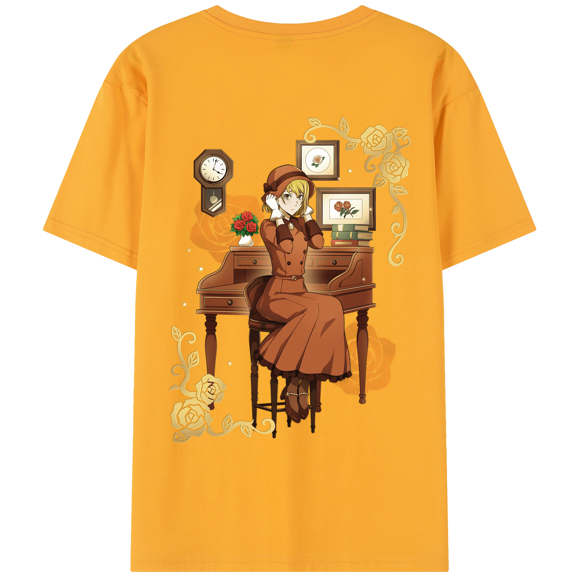 （画像用） 文豪ストレイドッグス Bungo Stray Dogs レディース半袖Tシャツ(バックプリント)