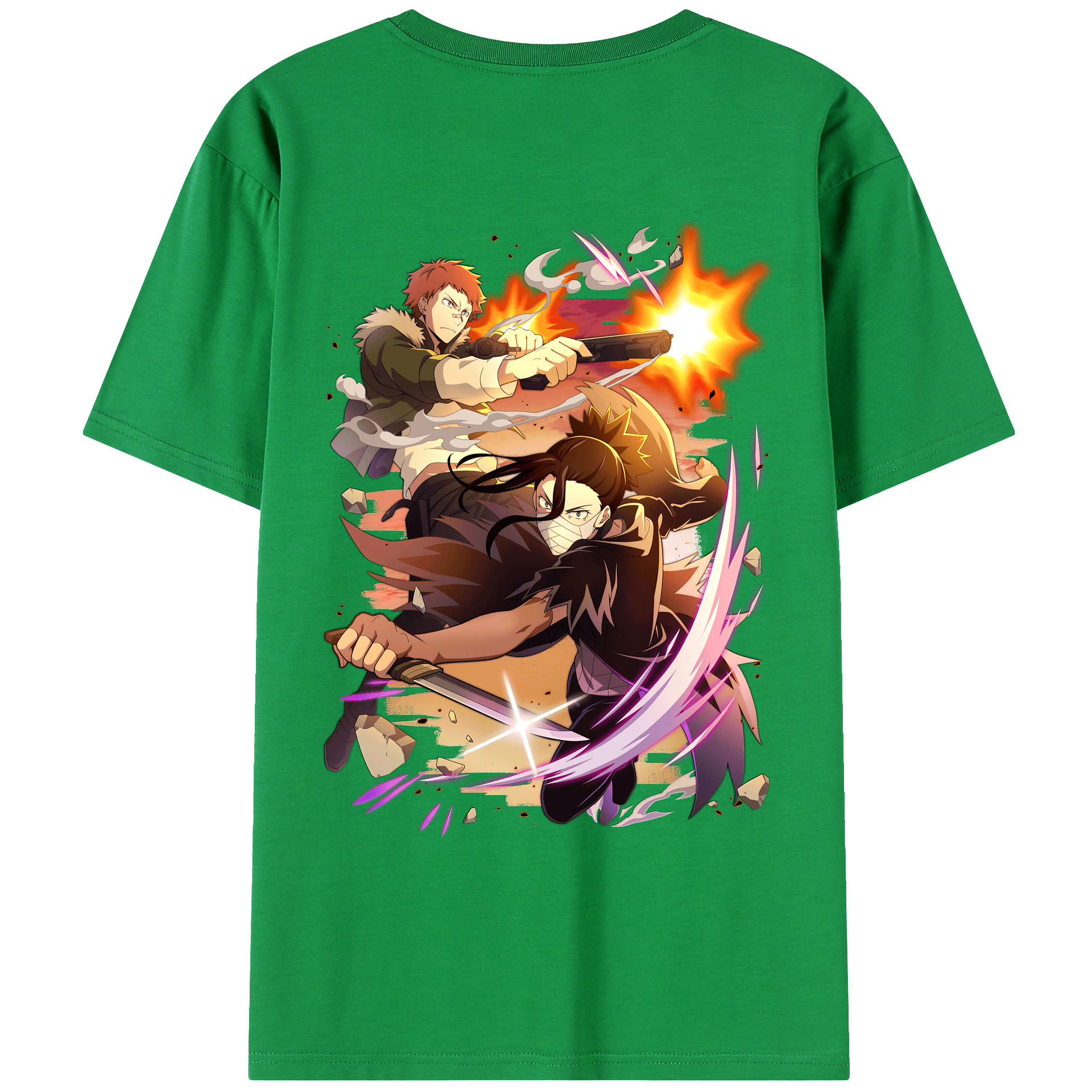 （画像用） 文豪ストレイドッグス Bungo Stray Dogs レディース半袖Tシャツ(バックプリント)