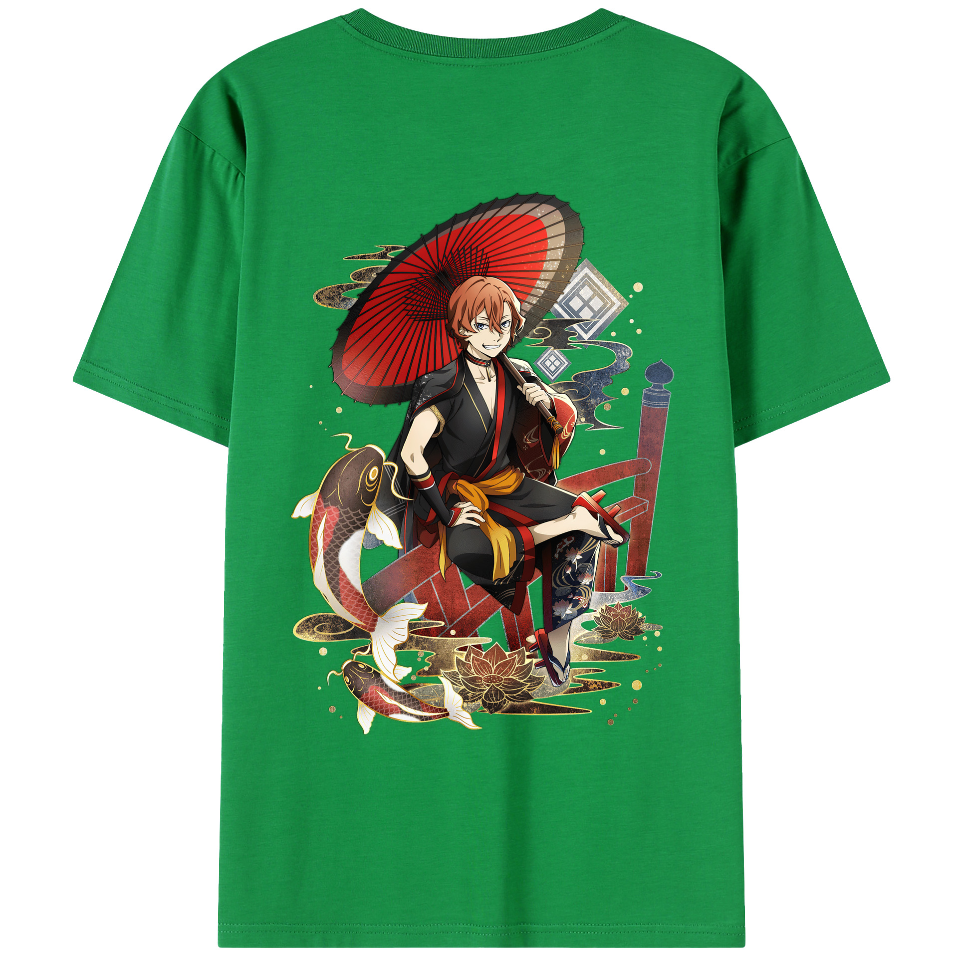 （画像用） 文豪ストレイドッグス Bungo Stray Dogs レディース半袖Tシャツ(バックプリント)