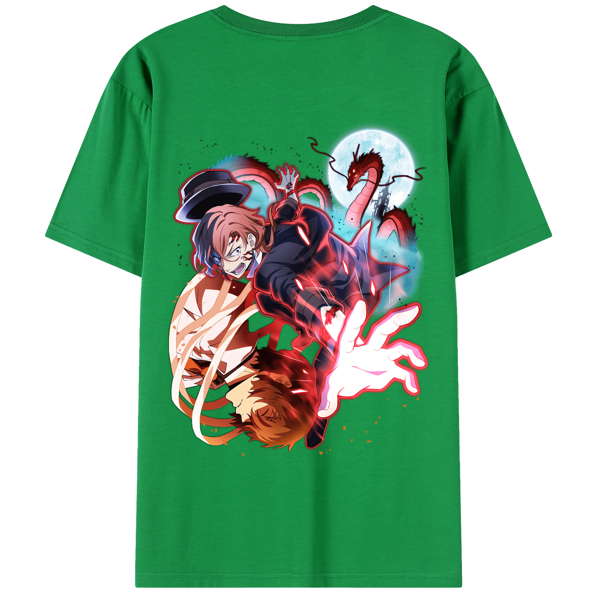 （画像用） 文豪ストレイドッグス Bungo Stray Dogs レディース半袖Tシャツ(バックプリント)