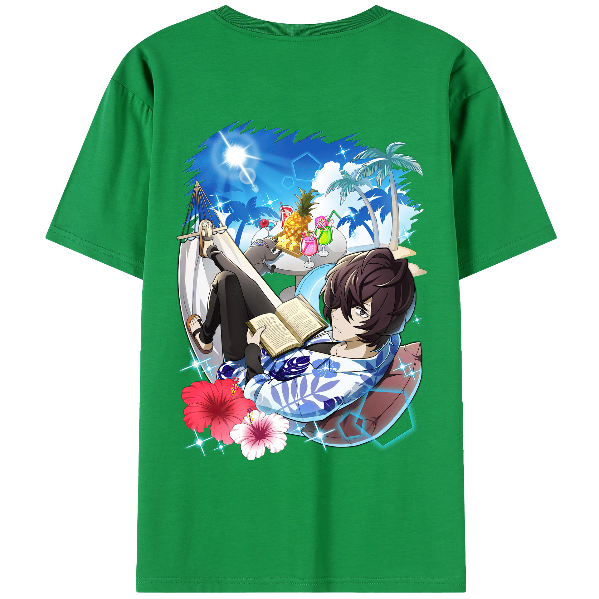 （画像用） 文豪ストレイドッグス Bungo Stray Dogs レディース半袖Tシャツ(バックプリント)