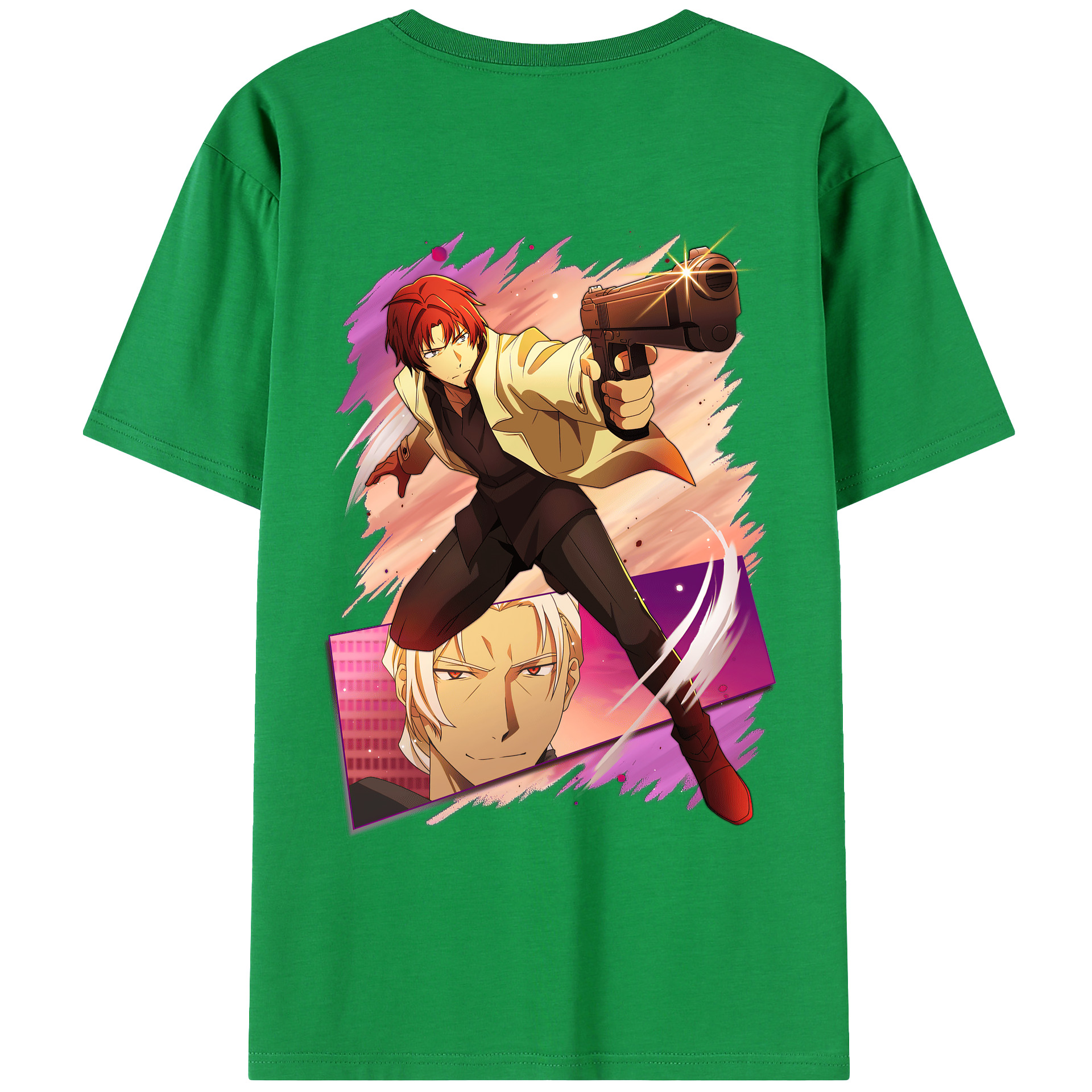 （画像用） 文豪ストレイドッグス Bungo Stray Dogs レディース半袖Tシャツ(バックプリント)