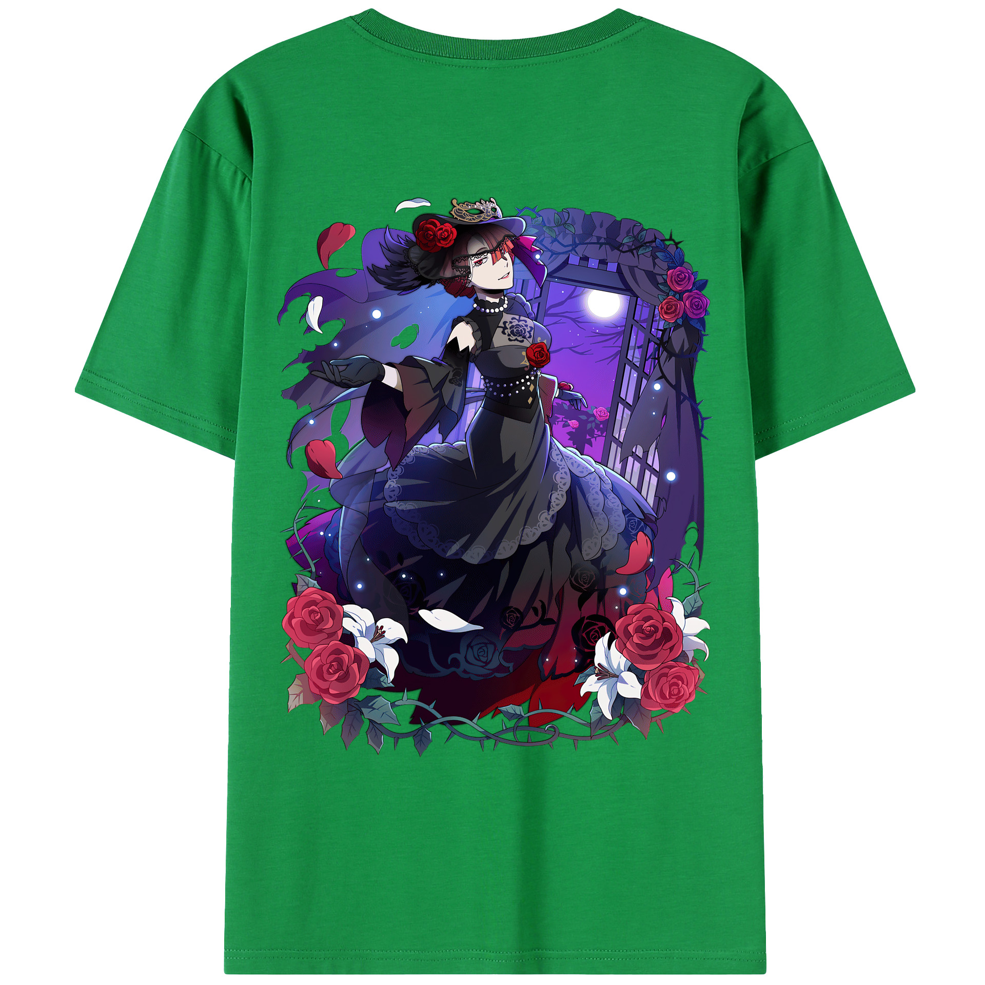 （画像用） 文豪ストレイドッグス Bungo Stray Dogs レディース半袖Tシャツ(バックプリント)