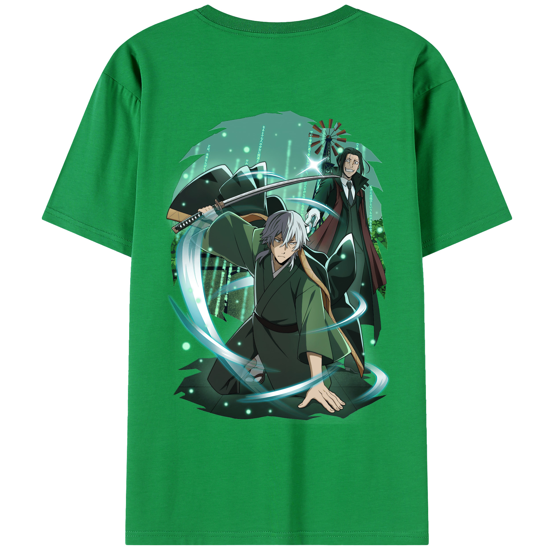 （画像用） 文豪ストレイドッグス Bungo Stray Dogs レディース半袖Tシャツ(バックプリント)