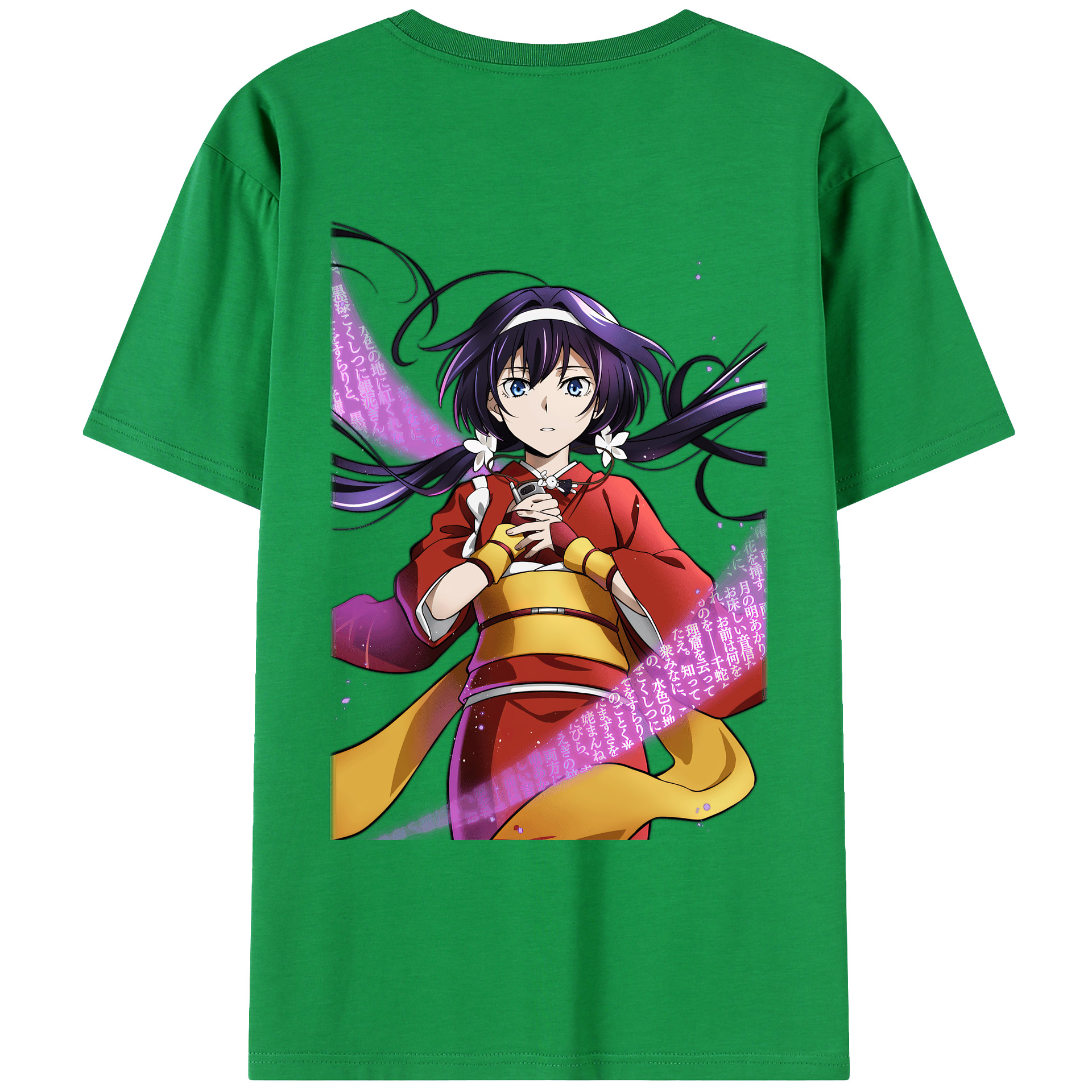 （画像用） 文豪ストレイドッグス Bungo Stray Dogs レディース半袖Tシャツ(バックプリント)