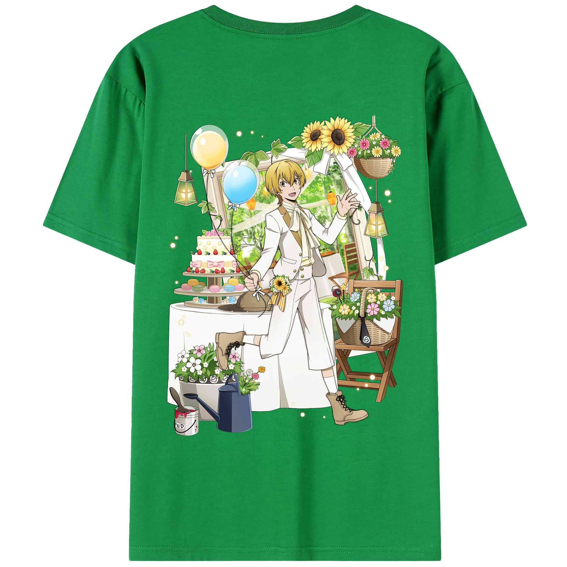 （画像用） 文豪ストレイドッグス Bungo Stray Dogs レディース半袖Tシャツ(バックプリント)