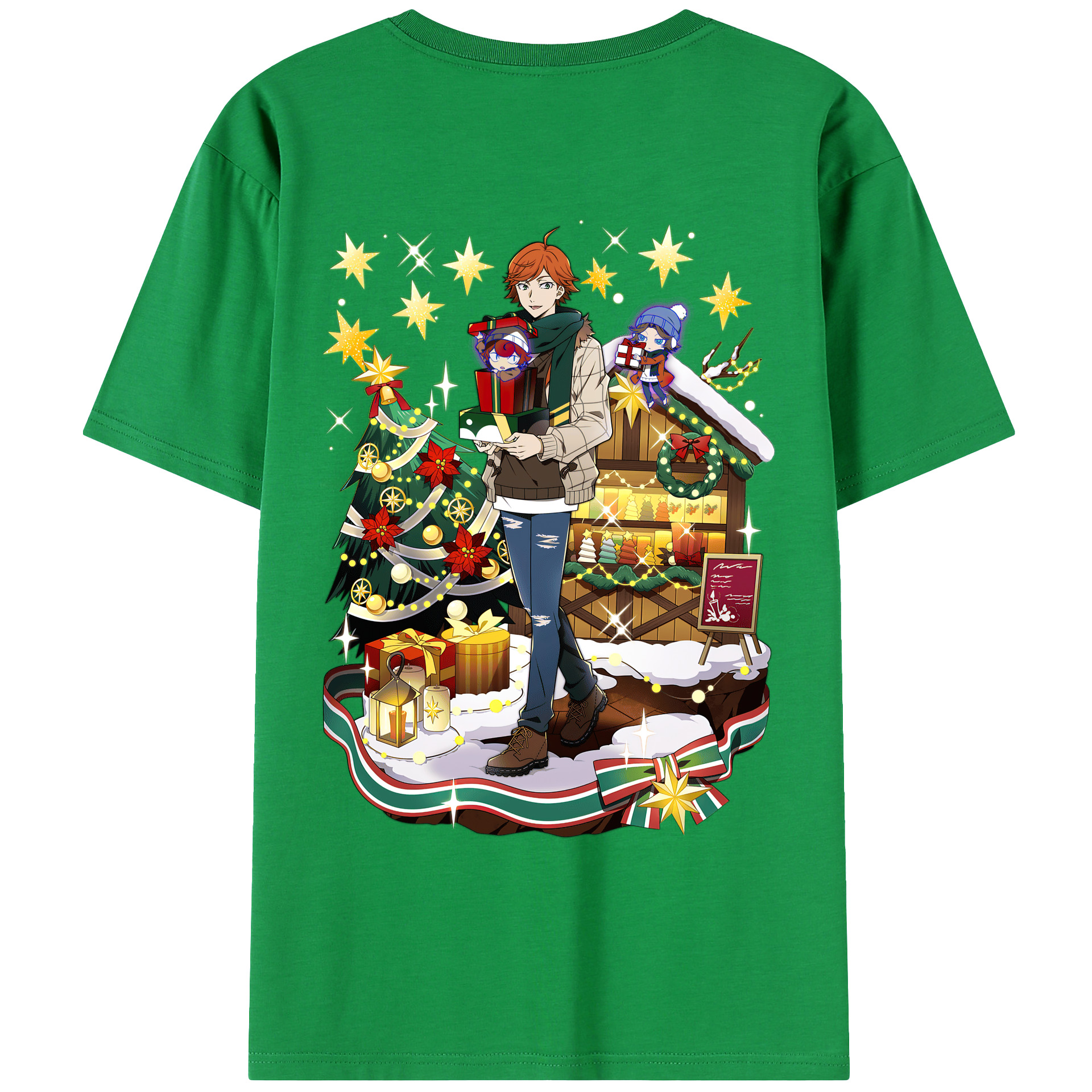 （画像用） 文豪ストレイドッグス Bungo Stray Dogs レディース半袖Tシャツ(バックプリント)