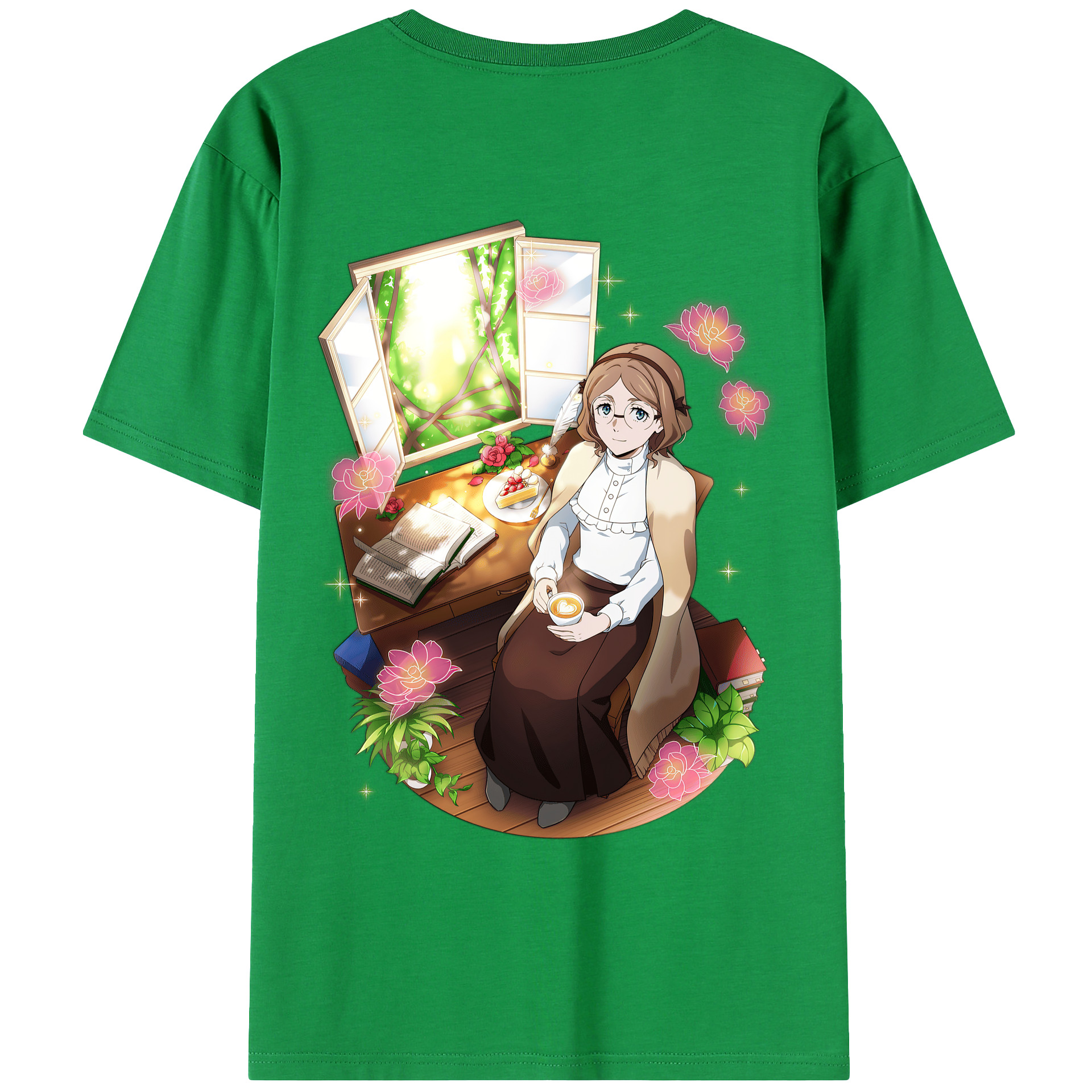 （画像用） 文豪ストレイドッグス Bungo Stray Dogs レディース半袖Tシャツ(バックプリント)