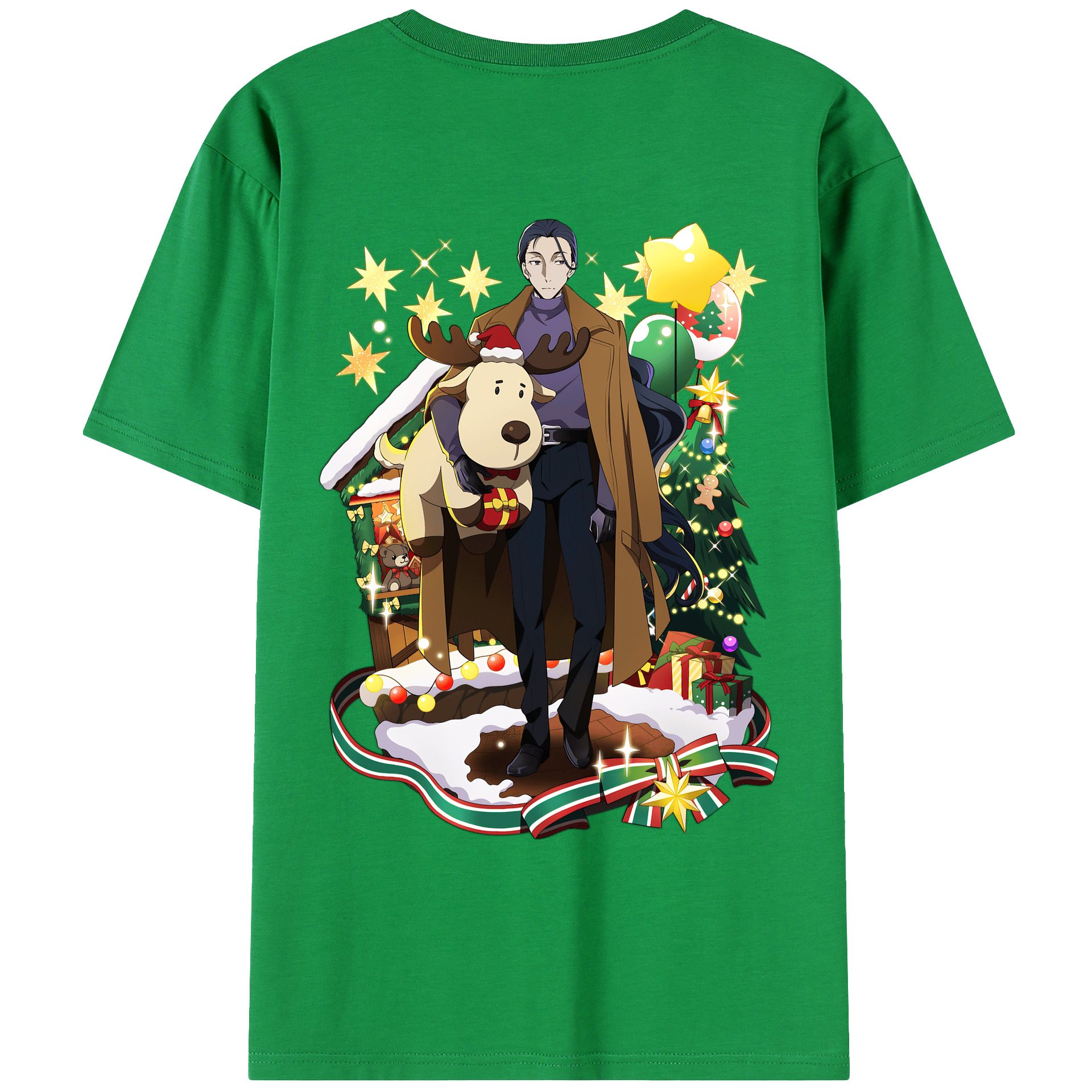 （画像用） 文豪ストレイドッグス Bungo Stray Dogs レディース半袖Tシャツ(バックプリント)