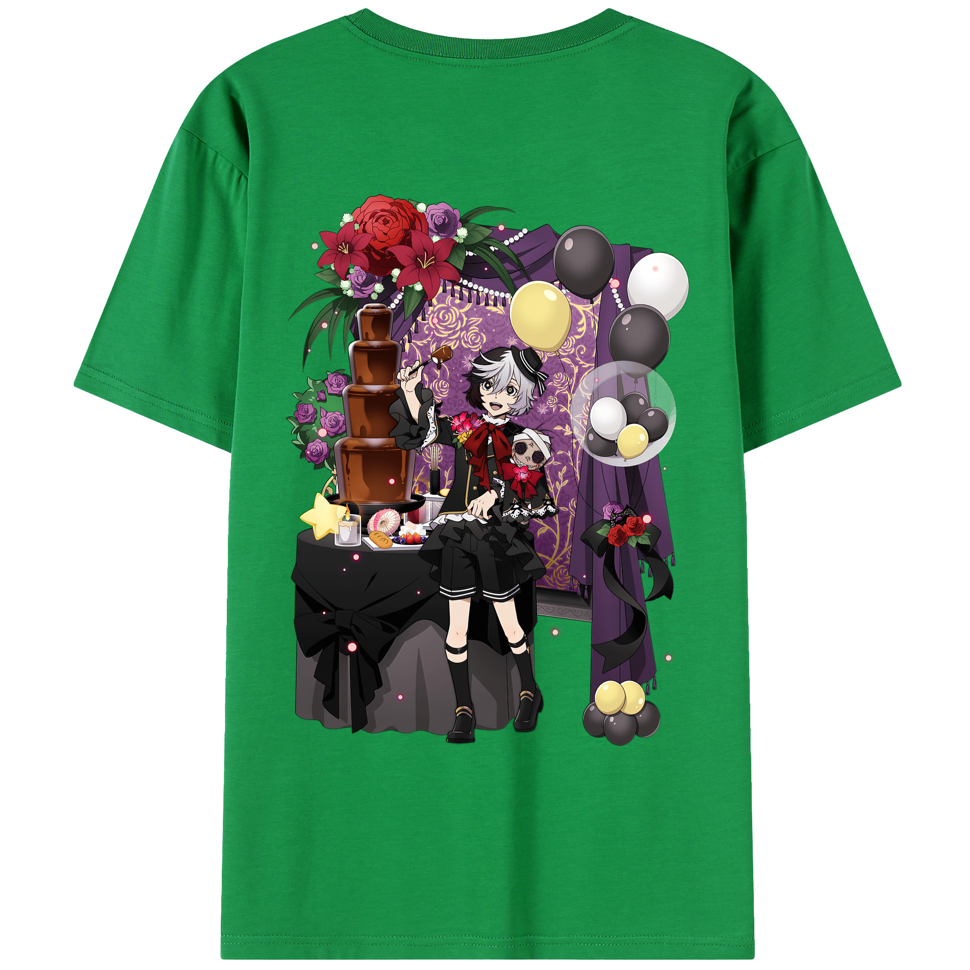 （画像用） 文豪ストレイドッグス Bungo Stray Dogs レディース半袖Tシャツ(バックプリント)