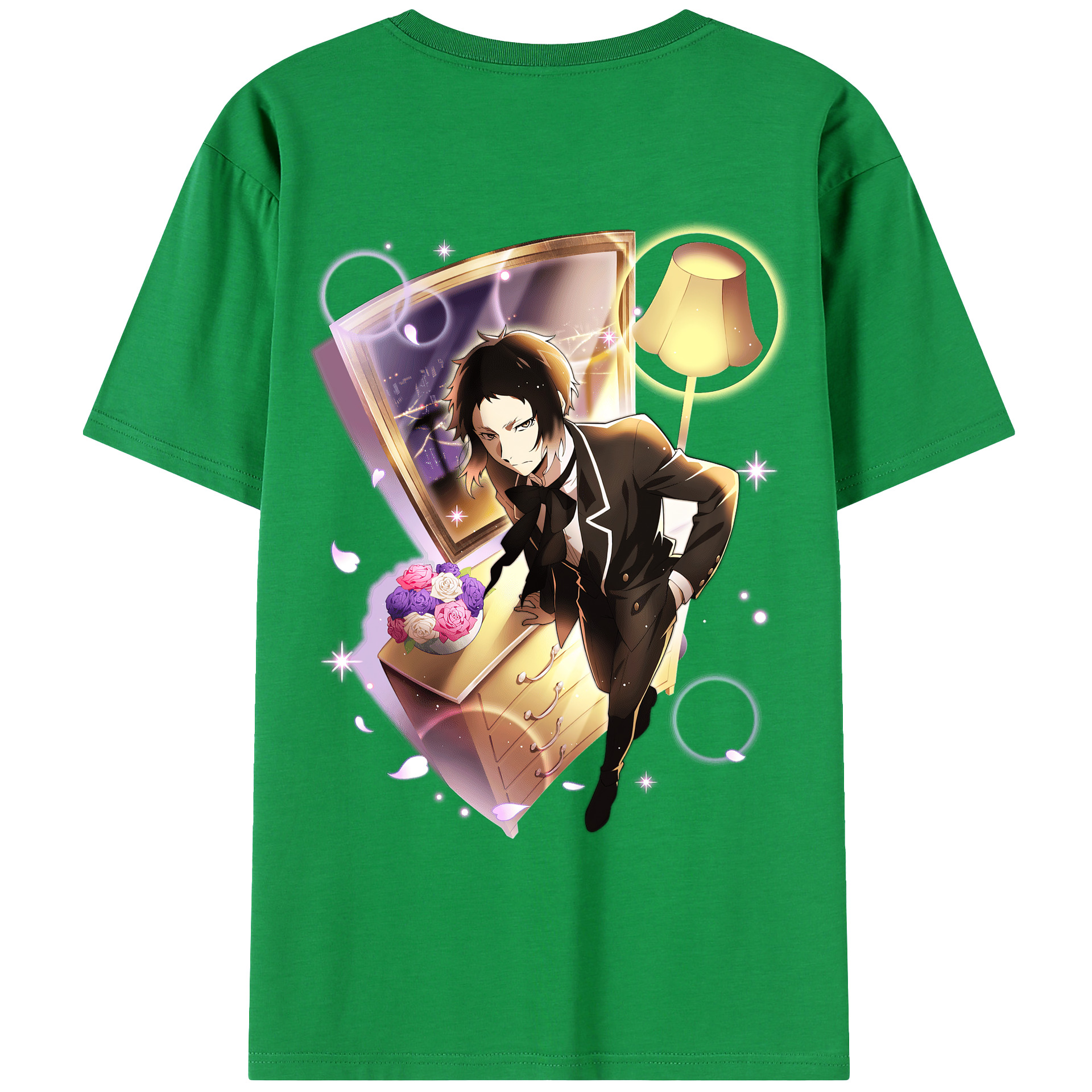 （画像用） 文豪ストレイドッグス Bungo Stray Dogs レディース半袖Tシャツ(バックプリント)
