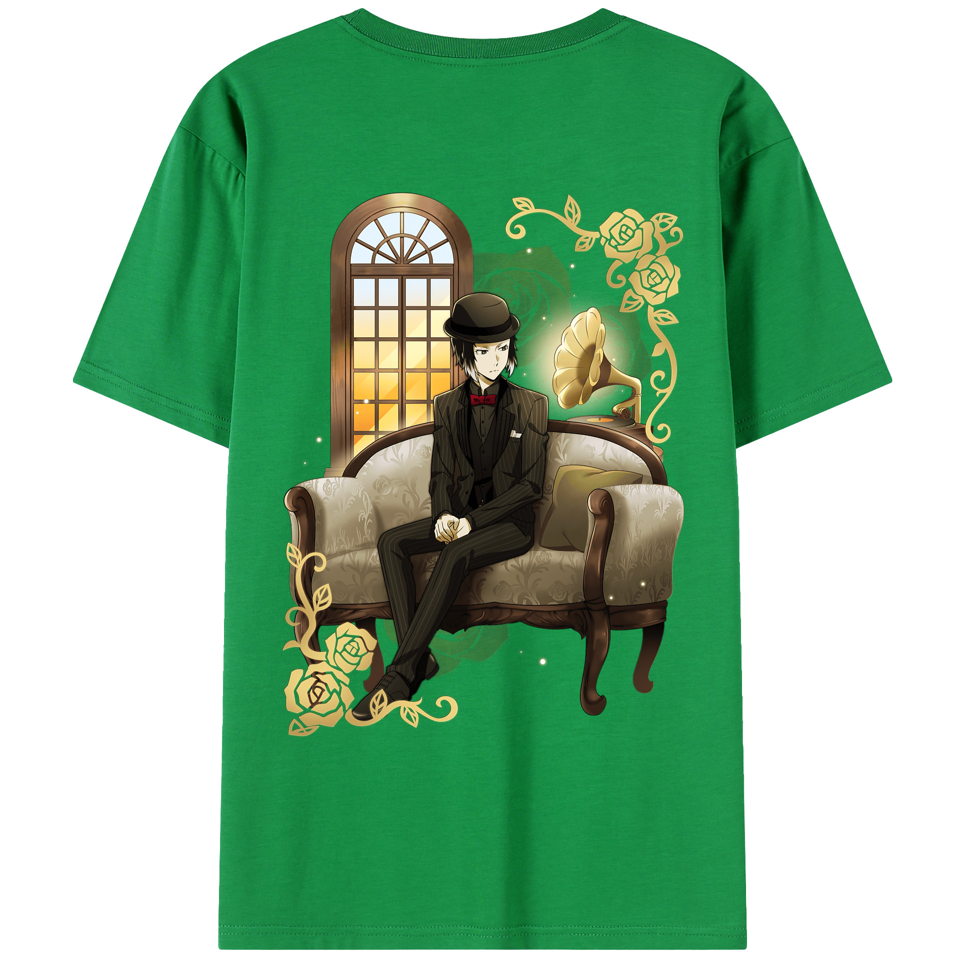 （画像用） 文豪ストレイドッグス Bungo Stray Dogs レディース半袖Tシャツ(バックプリント)