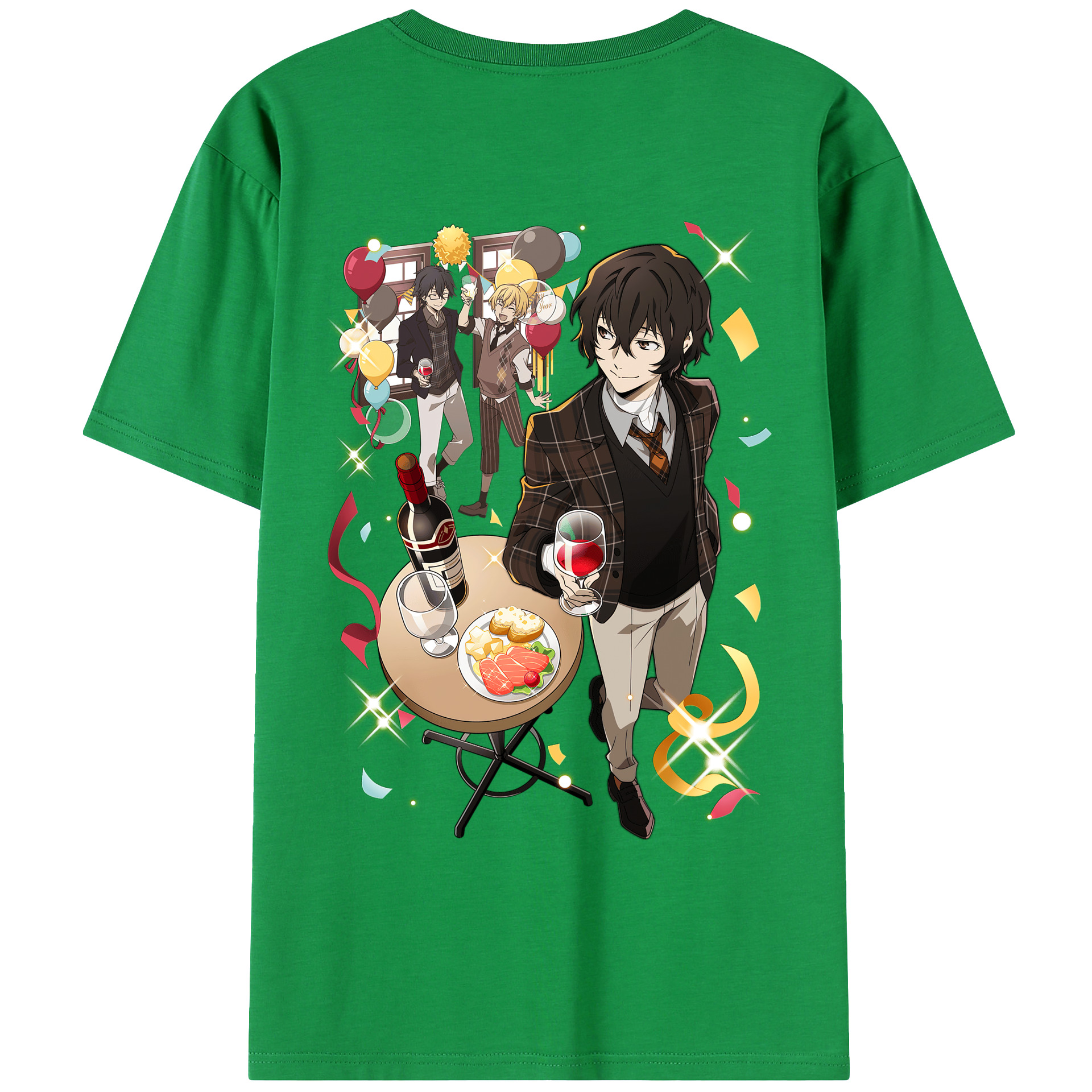（画像用） 文豪ストレイドッグス Bungo Stray Dogs レディース半袖Tシャツ(バックプリント)