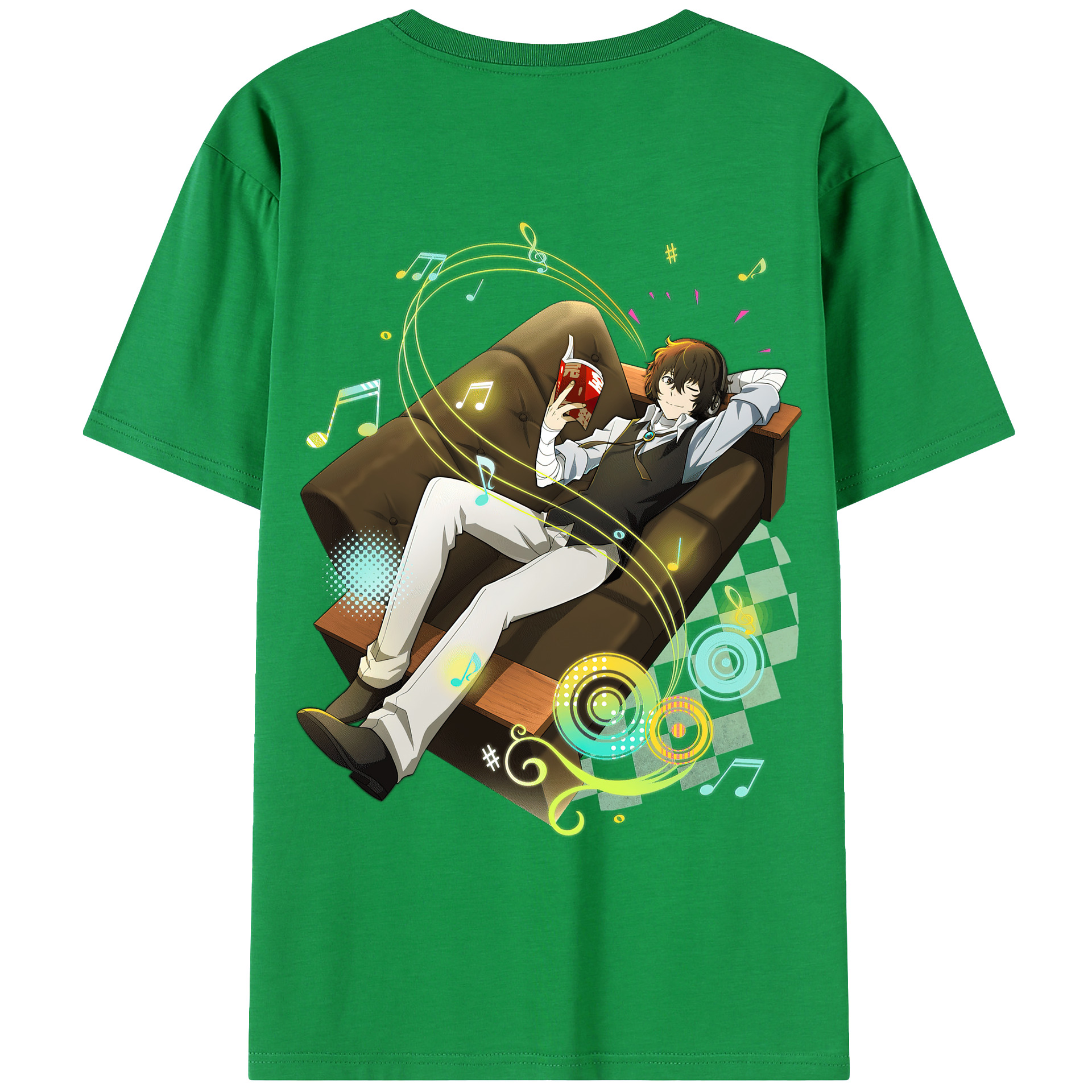 （画像用） 文豪ストレイドッグス Bungo Stray Dogs レディース半袖Tシャツ(バックプリント)
