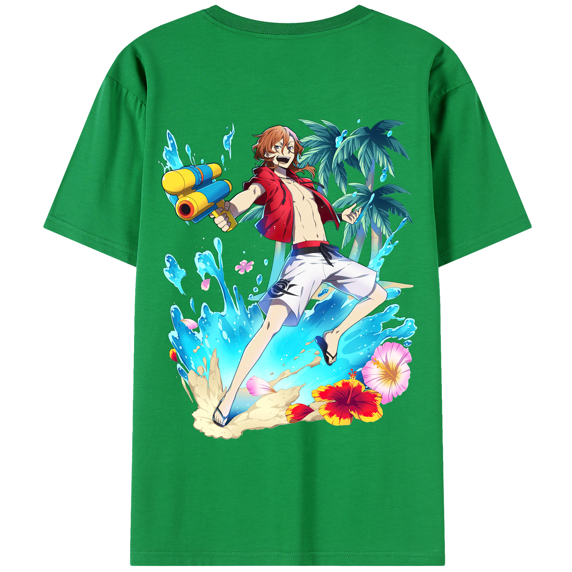 （画像用） 文豪ストレイドッグス Bungo Stray Dogs レディース半袖Tシャツ(バックプリント)
