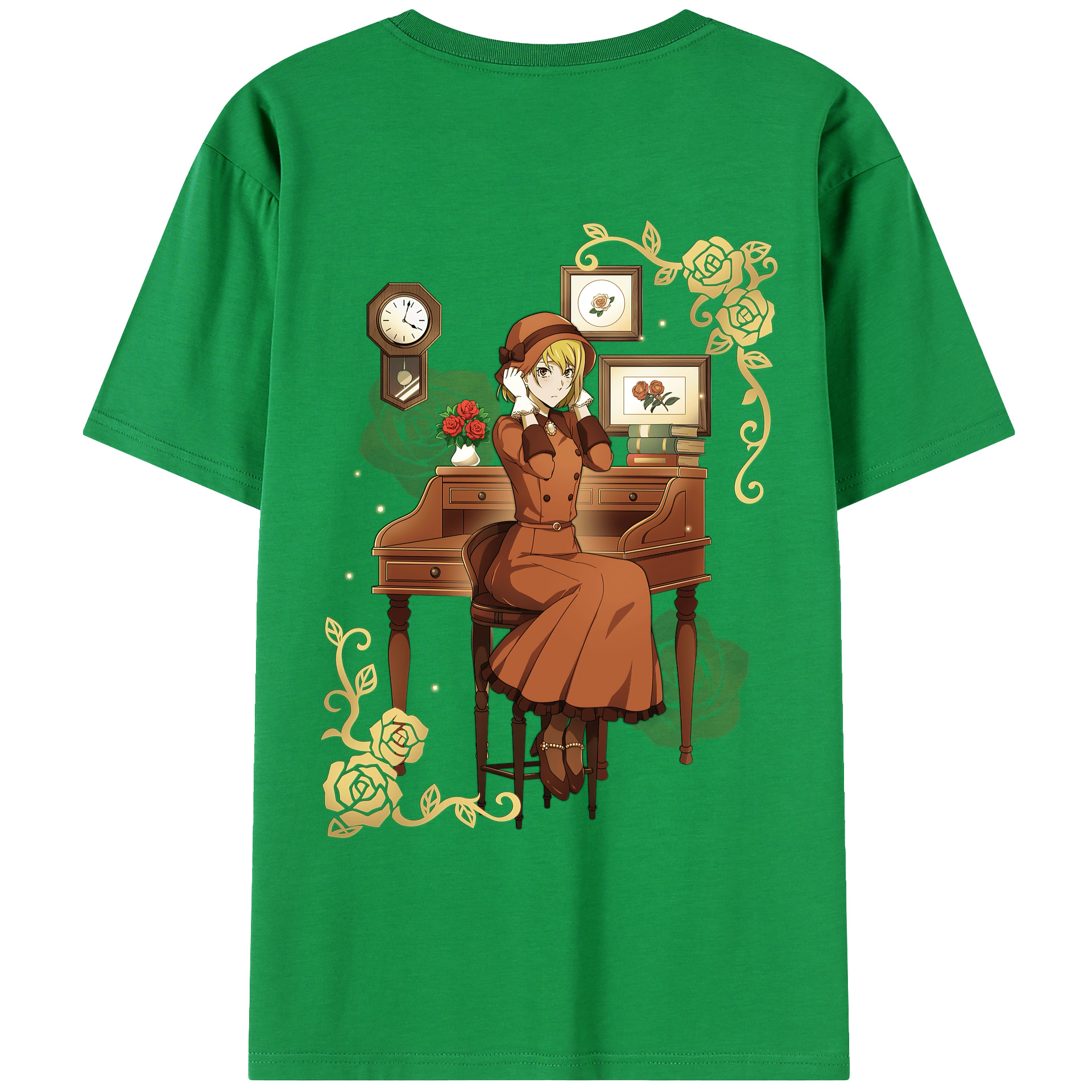 （画像用） 文豪ストレイドッグス Bungo Stray Dogs レディース半袖Tシャツ(バックプリント)