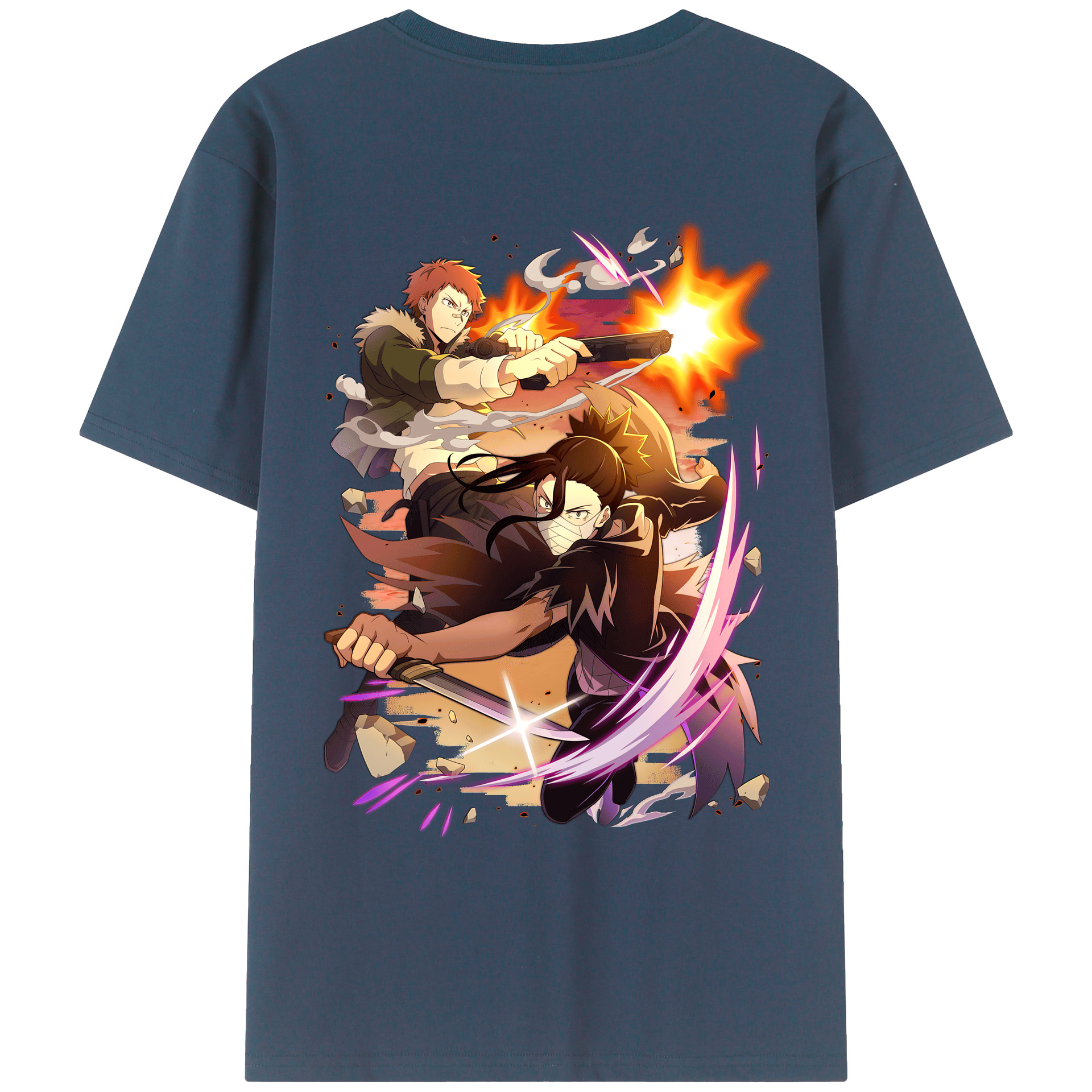 （画像用） 文豪ストレイドッグス Bungo Stray Dogs レディース半袖Tシャツ(バックプリント)